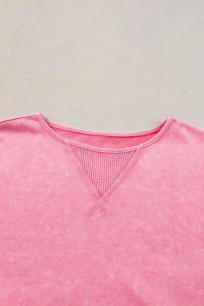 Plus Size Round Neck Half Sleeve T-Shirt for Women - Love Salve 