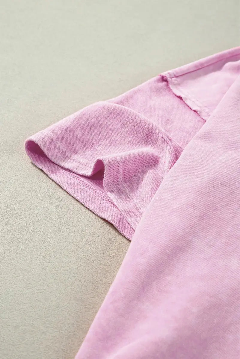 Plus Size Round Neck Half Sleeve T-Shirt for Women - Love Salve 