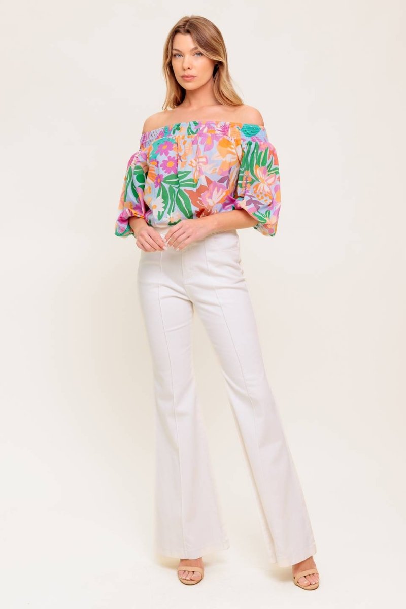PRECIOUS MOMENT WOVEN TOP - Love Salve