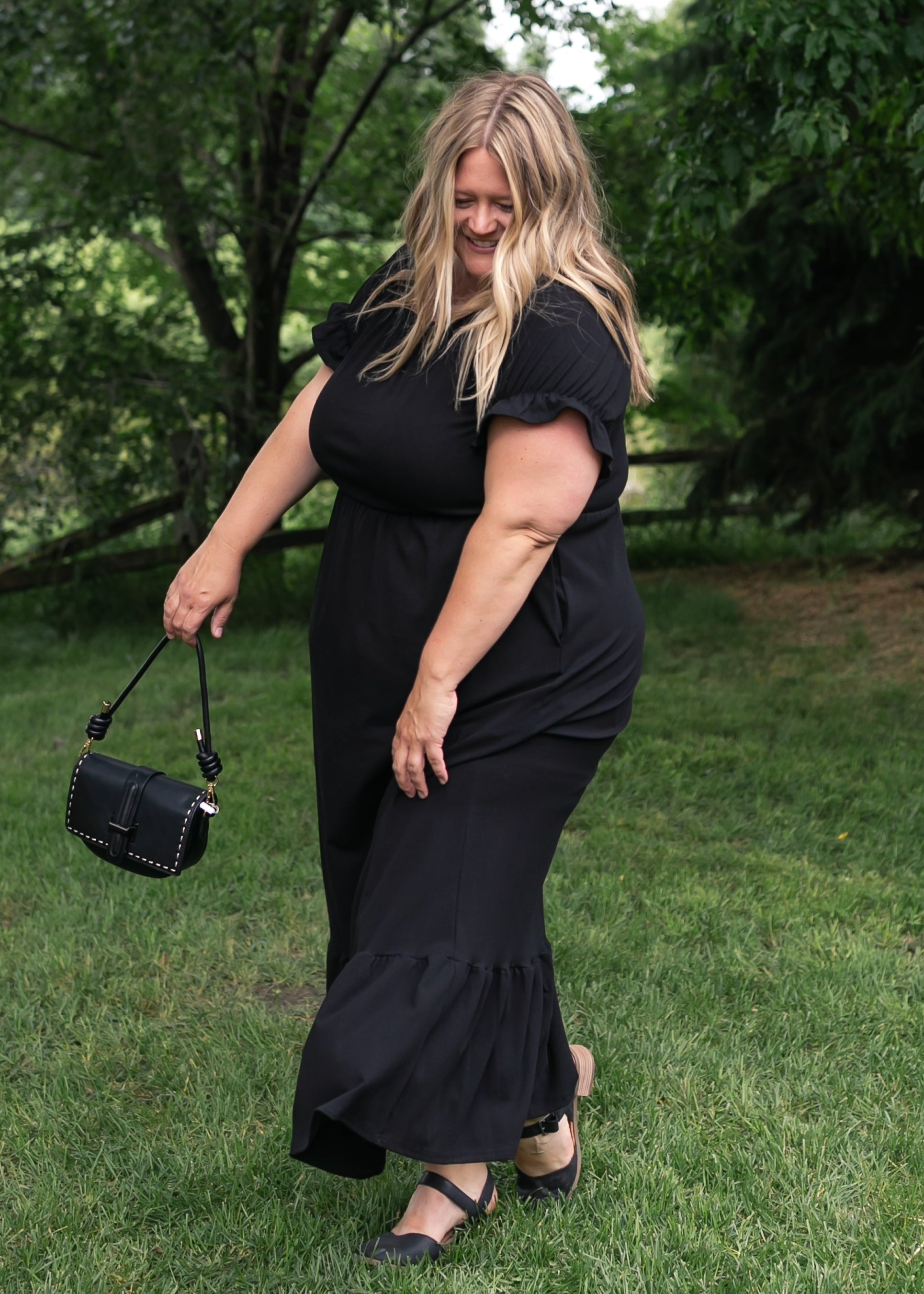 Amy Puff Sleeve Maxi Dress Inherit Co.