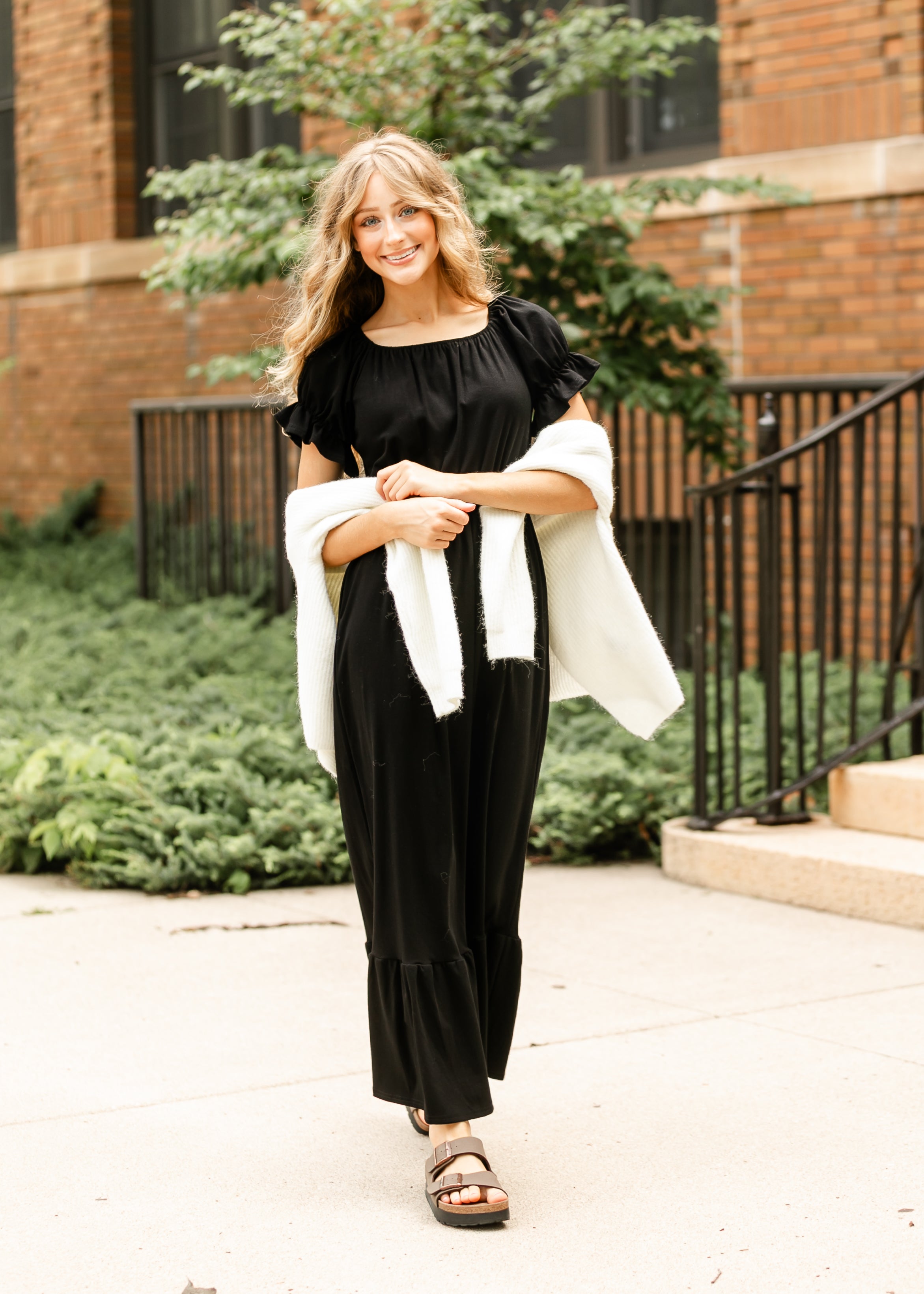 Amy Puff Sleeve Maxi Dress Inherit Co.