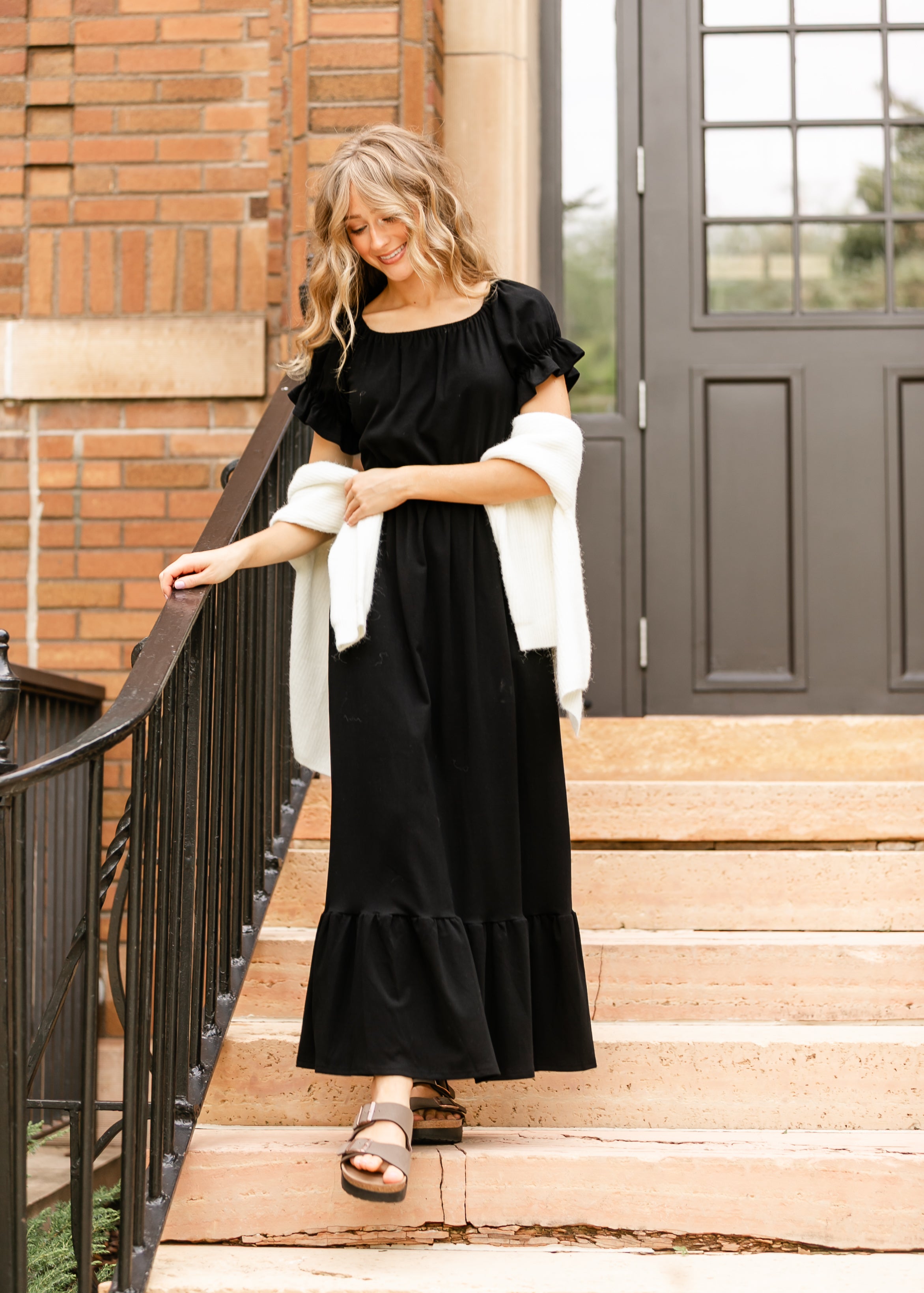 Amy Puff Sleeve Maxi Dress Inherit Co.