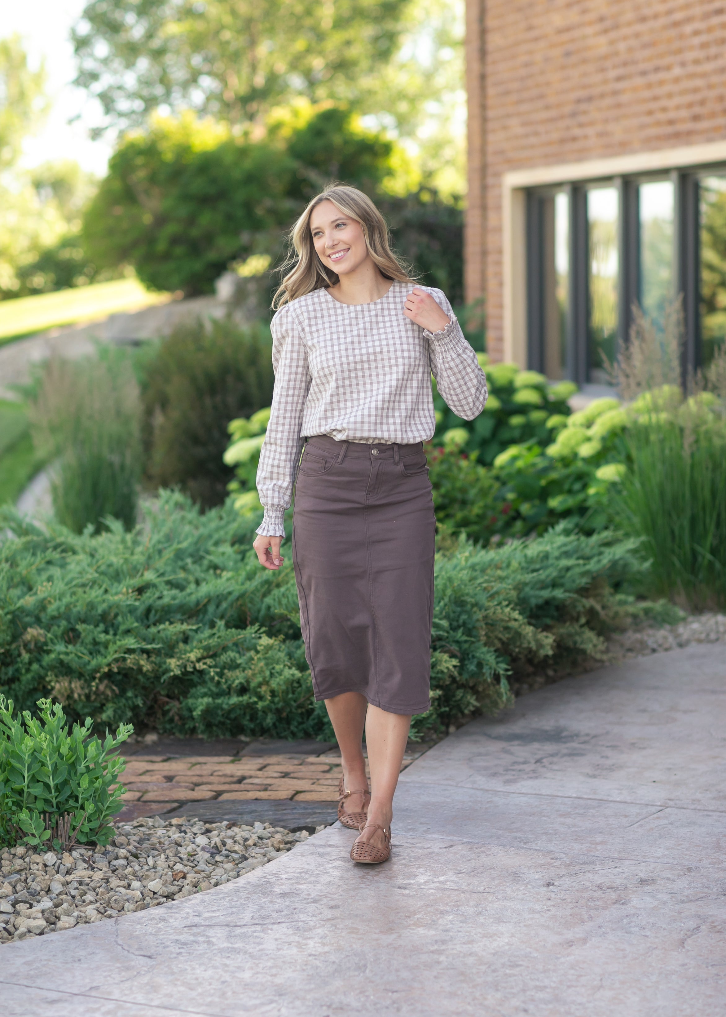 Blake Cinched Sleeve Blouse Inherit Co.