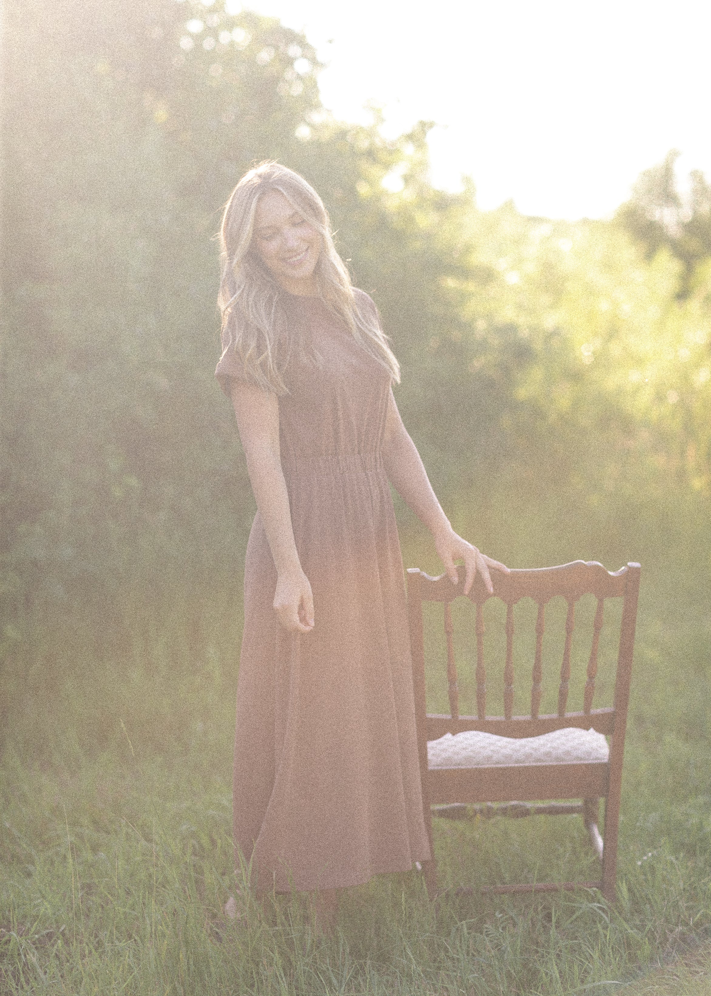 Casey Cap Sleeve Midi Dress Inherit Co.