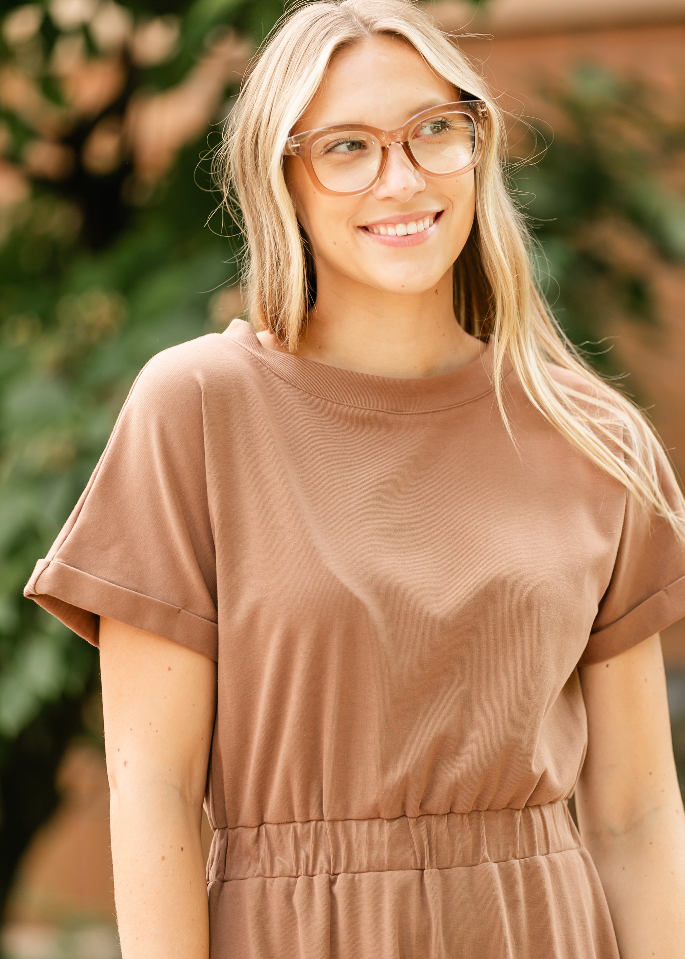 Casey Cap Sleeve Midi Dress Inherit Co.