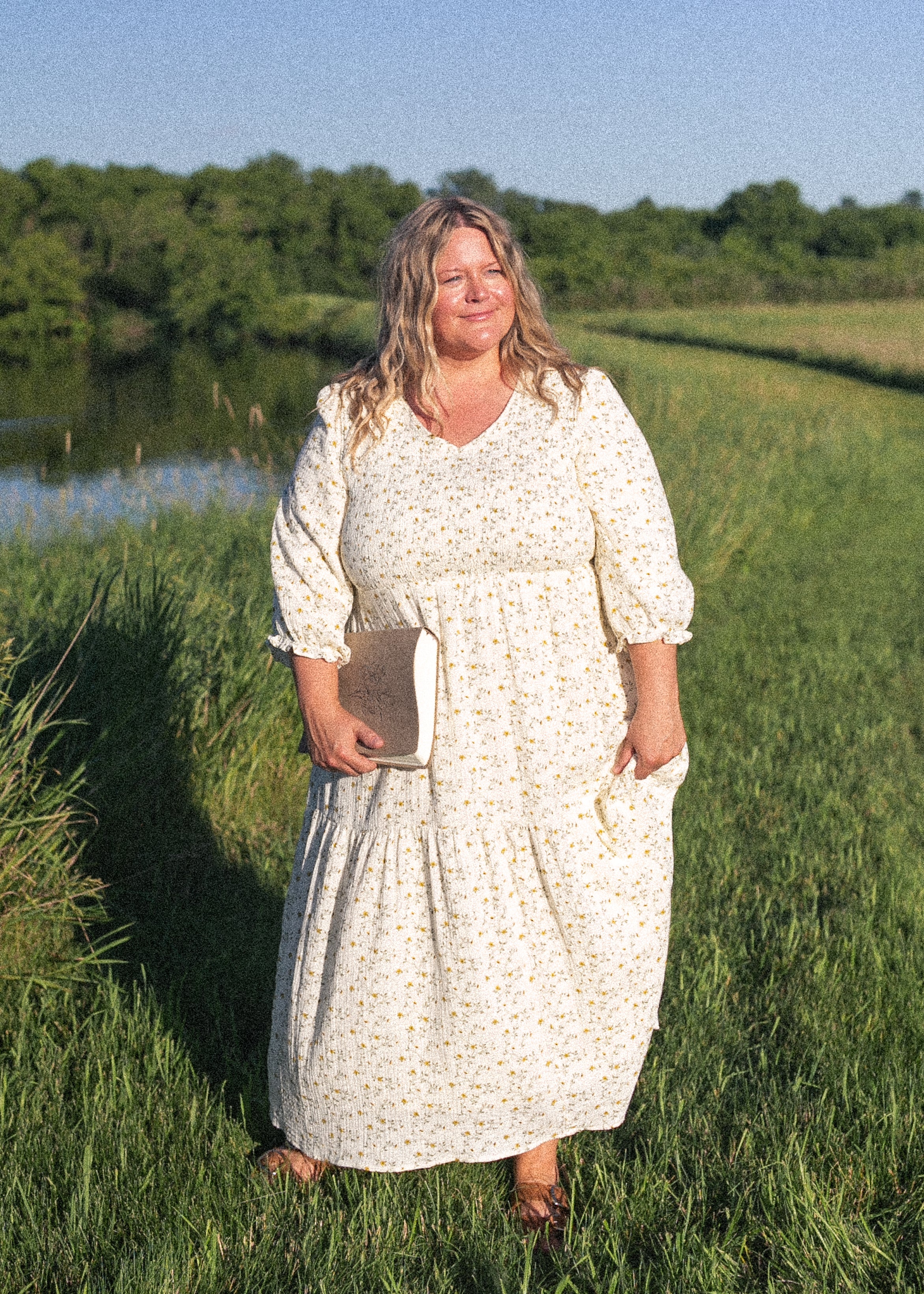 Flora Smocked Midi Dress Inherit Co.