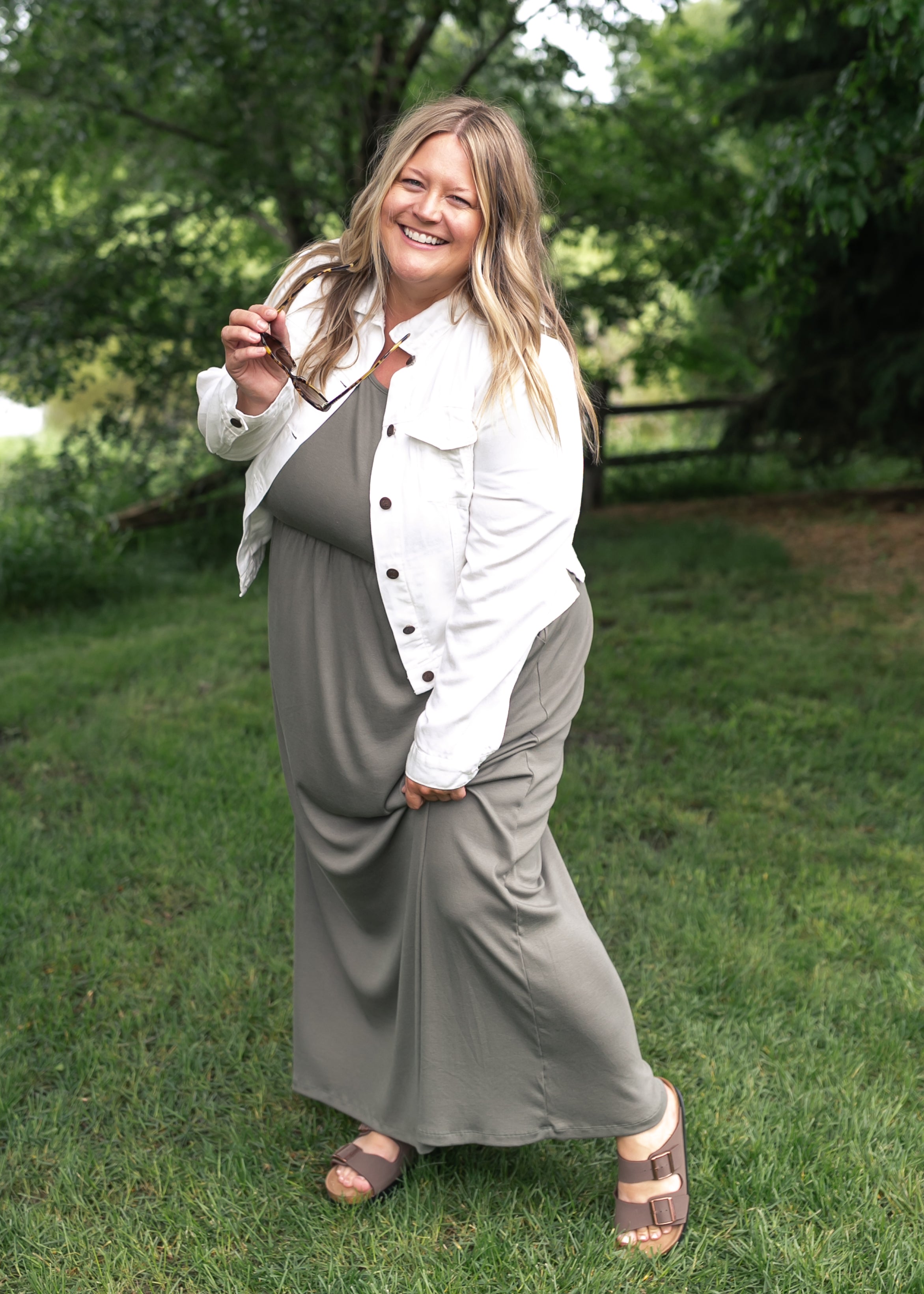 Jasmine Ribbed Maxi Dress Inherit Co.