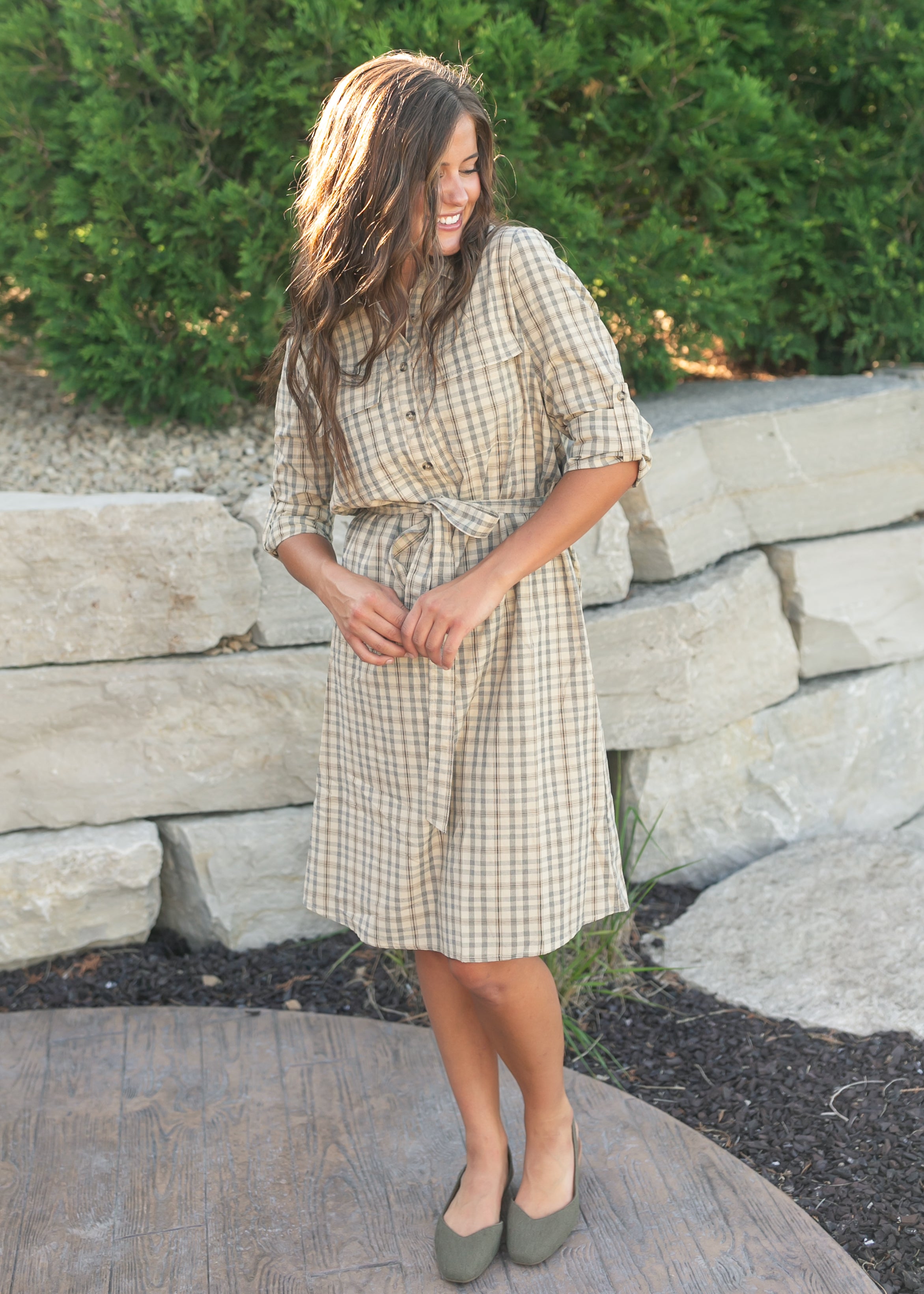 Kimberly Shirt Dress Inherit Co.