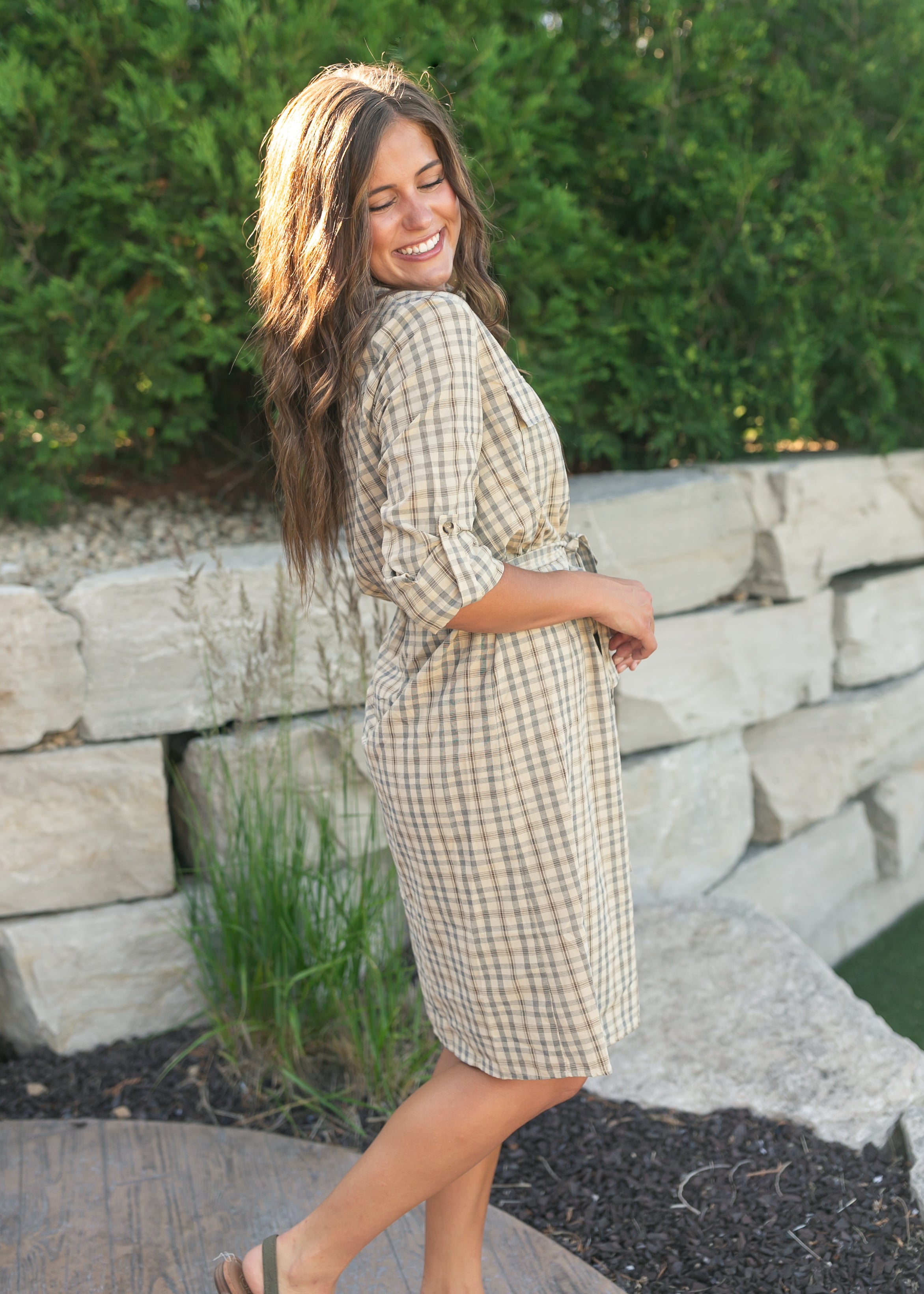 Kimberly Shirt Dress Inherit Co.