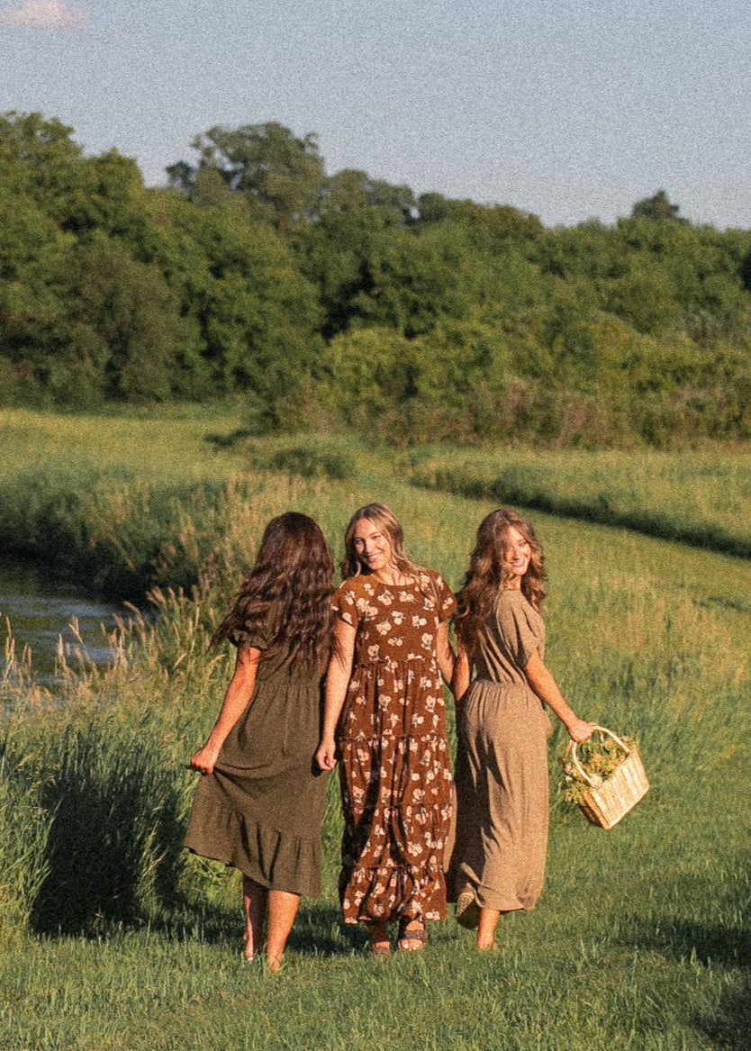 Rya Tiered Maxi Dress Inherit Co.