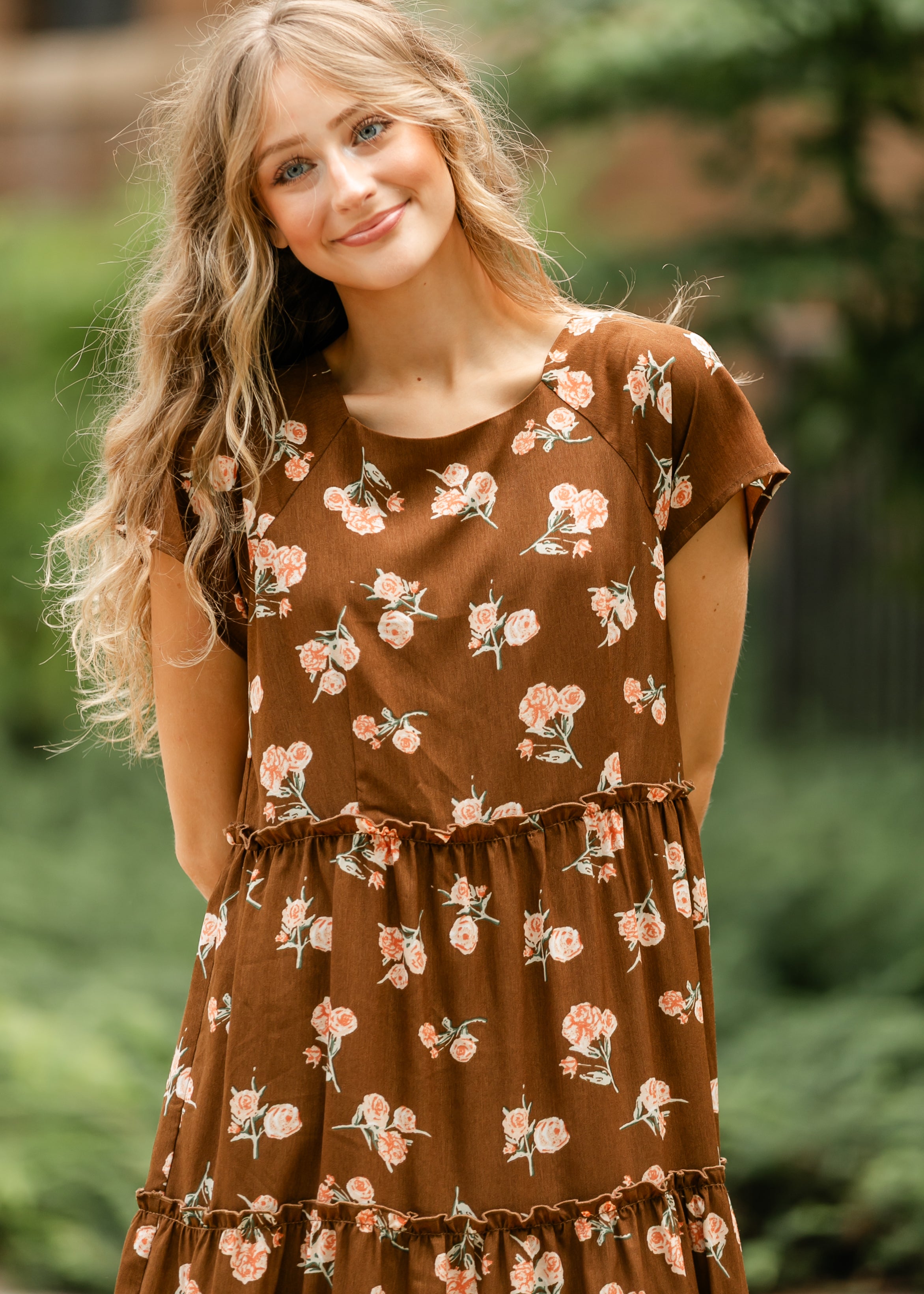 Rya Tiered Maxi Dress Inherit Co.