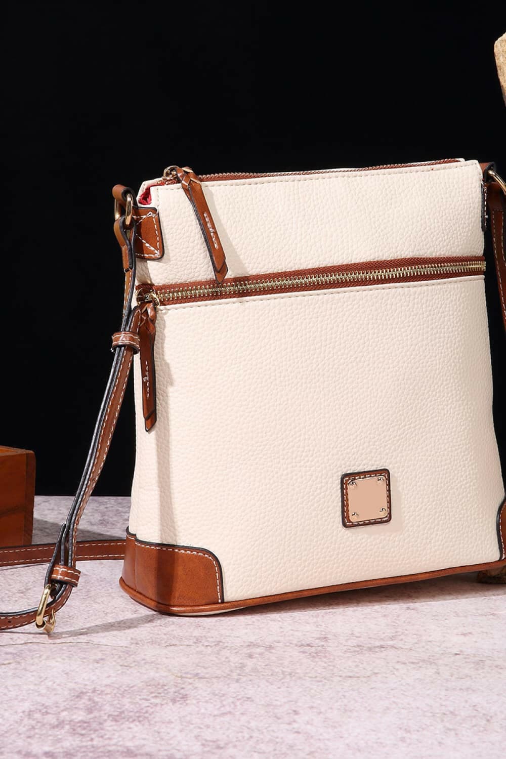 PU Leather Crossbody Bag - Love Salve