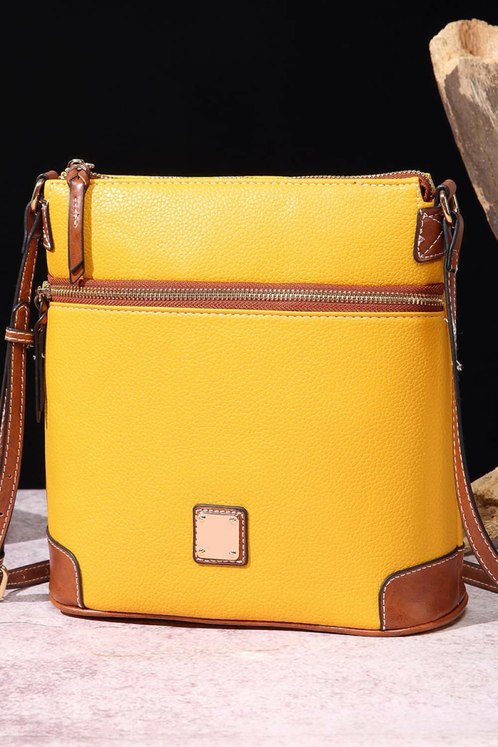 PU Leather Crossbody Bag - Love Salve