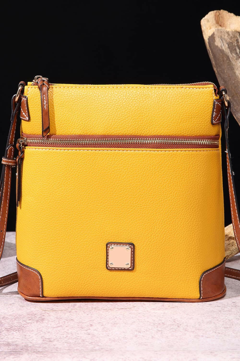 PU Leather Crossbody Bag - Love Salve