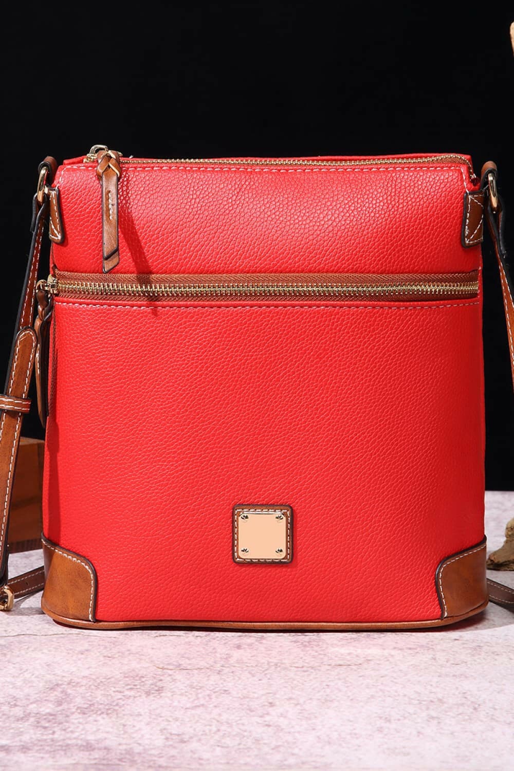 PU Leather Crossbody Bag - Love Salve