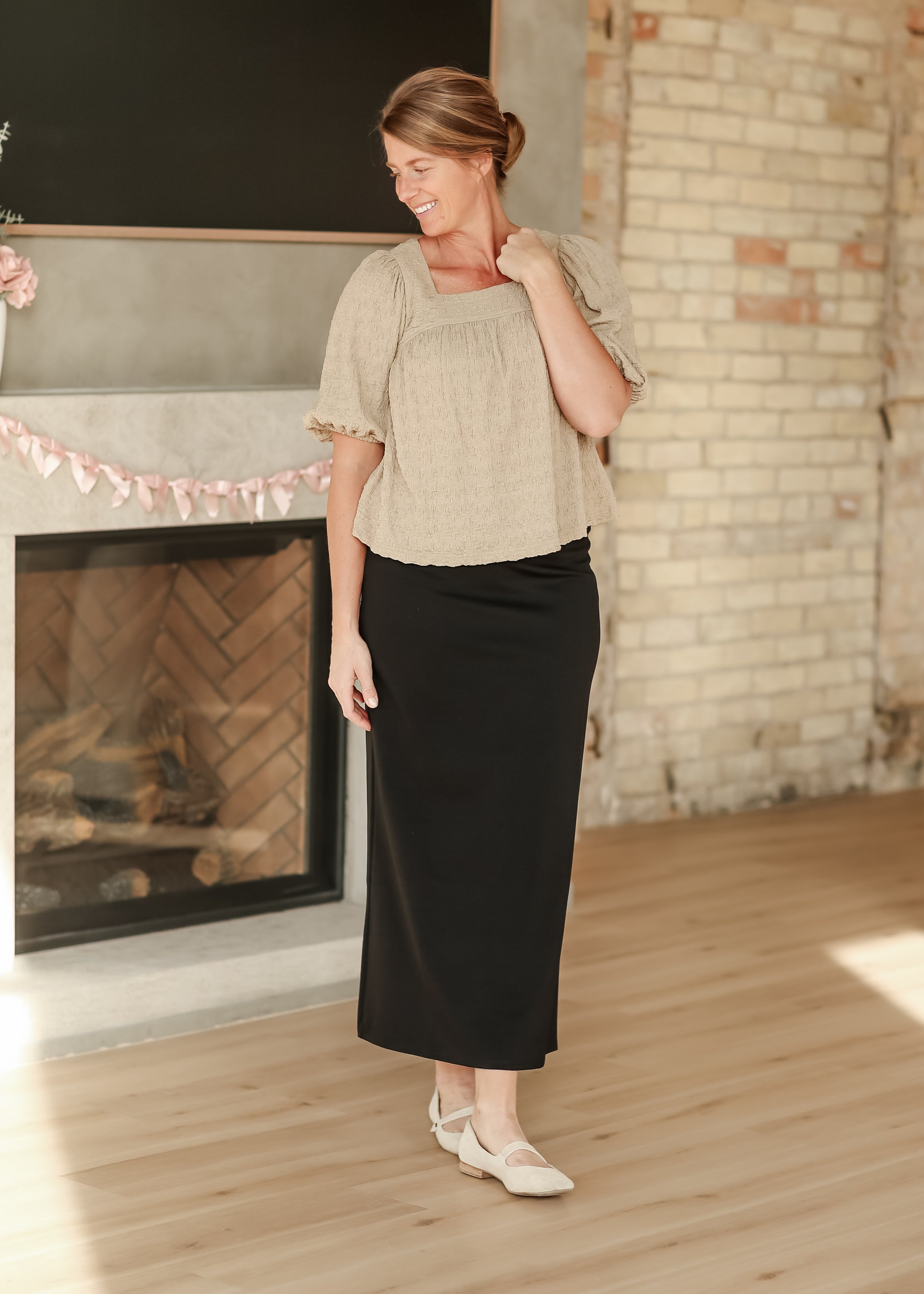 Quinn Knit Maxi Skirt Inherit Co.