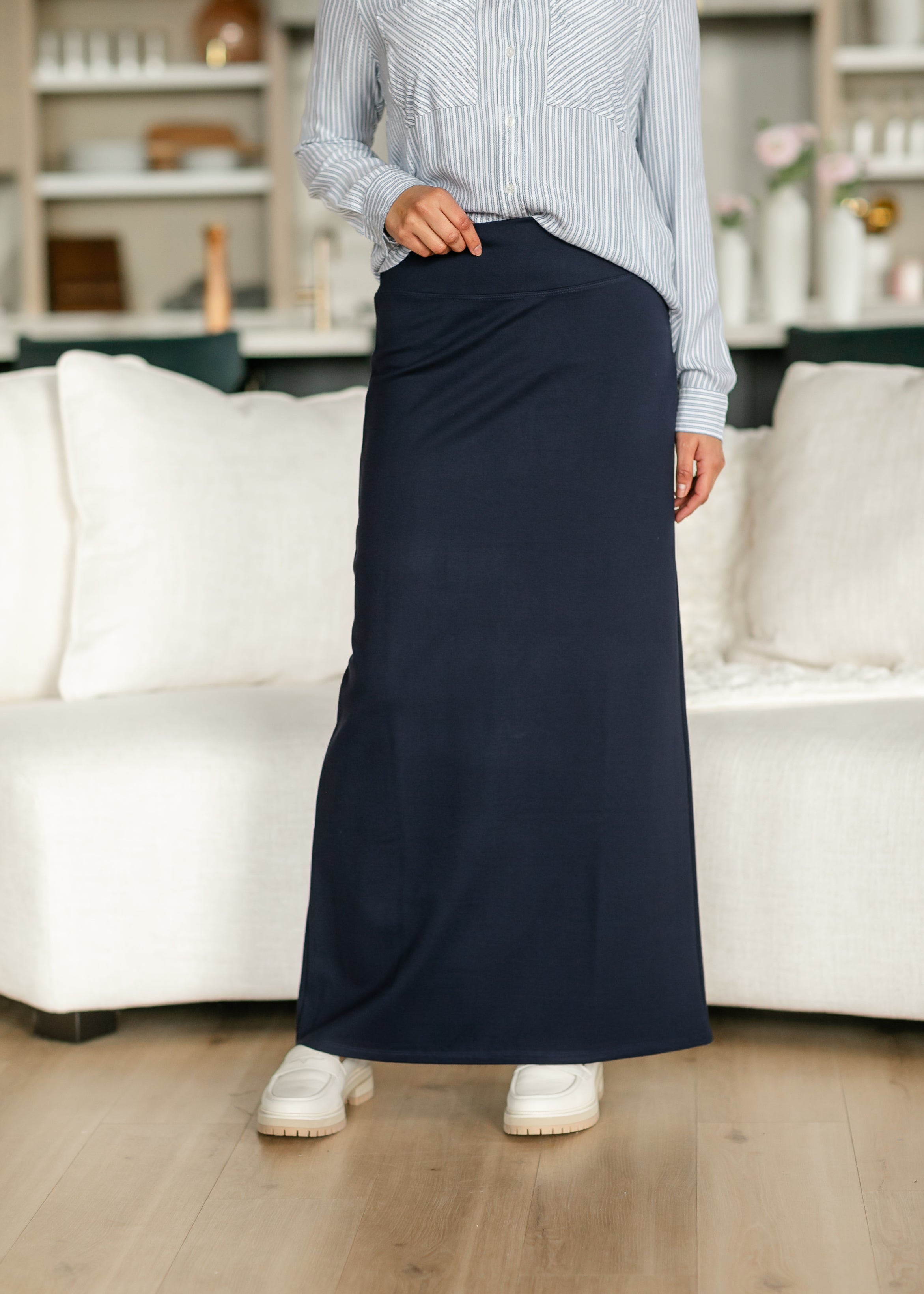 Quinn Knit Maxi Skirt Inherit Co.