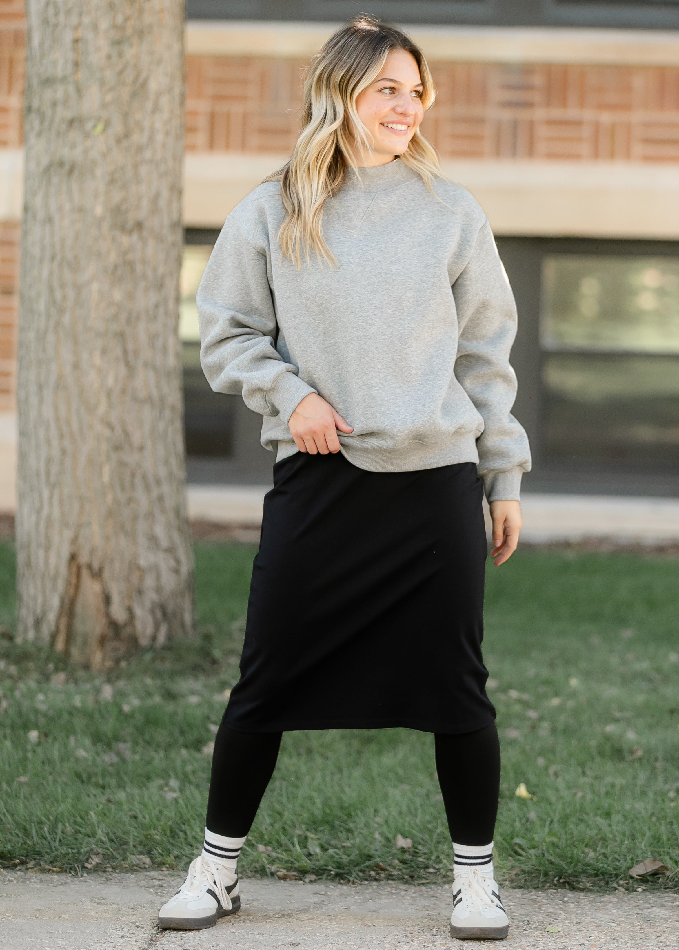 Quinn Knit Midi Skirt Inherit Co.