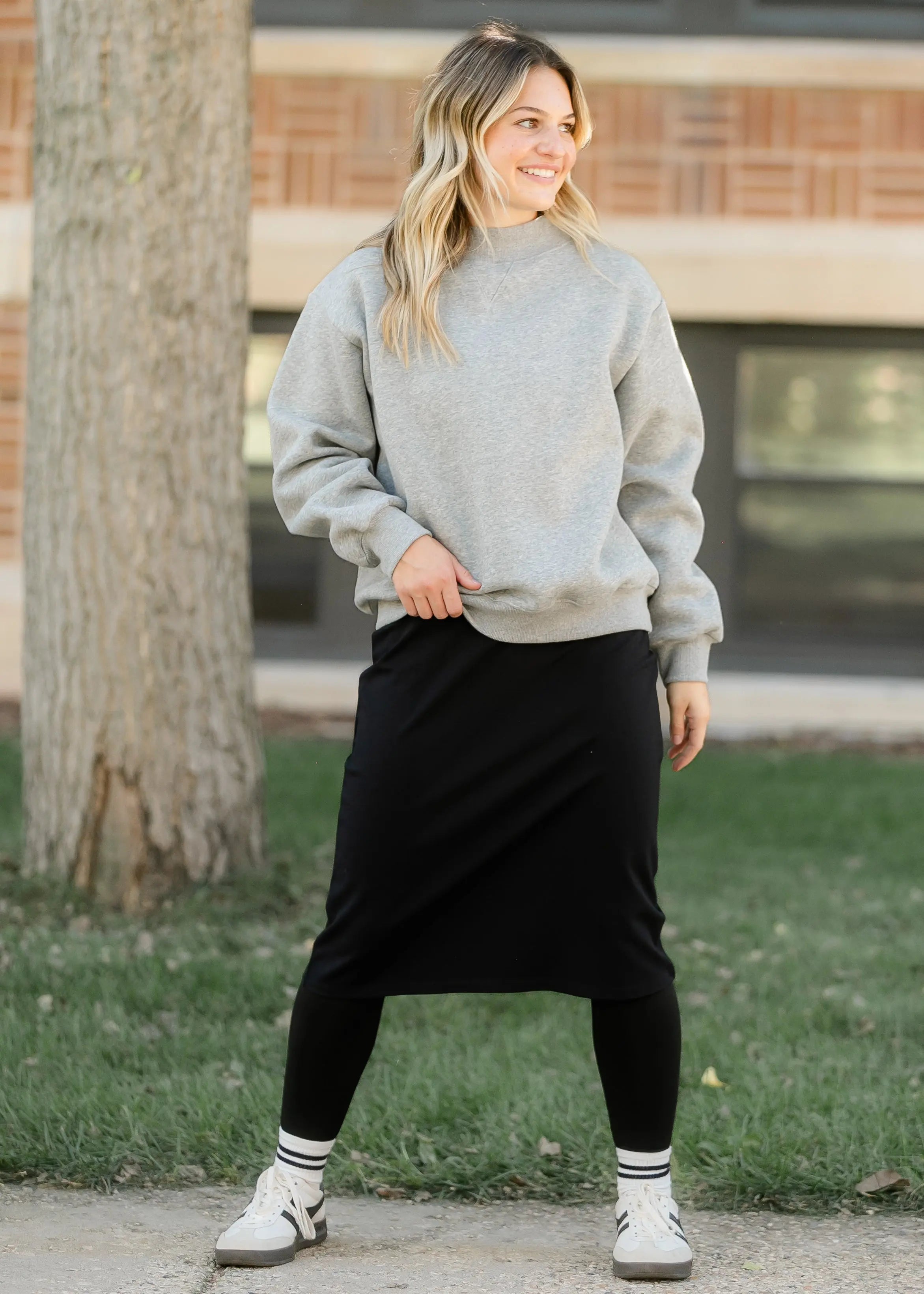 Quinn Knit Midi Skirt Inherit Co.