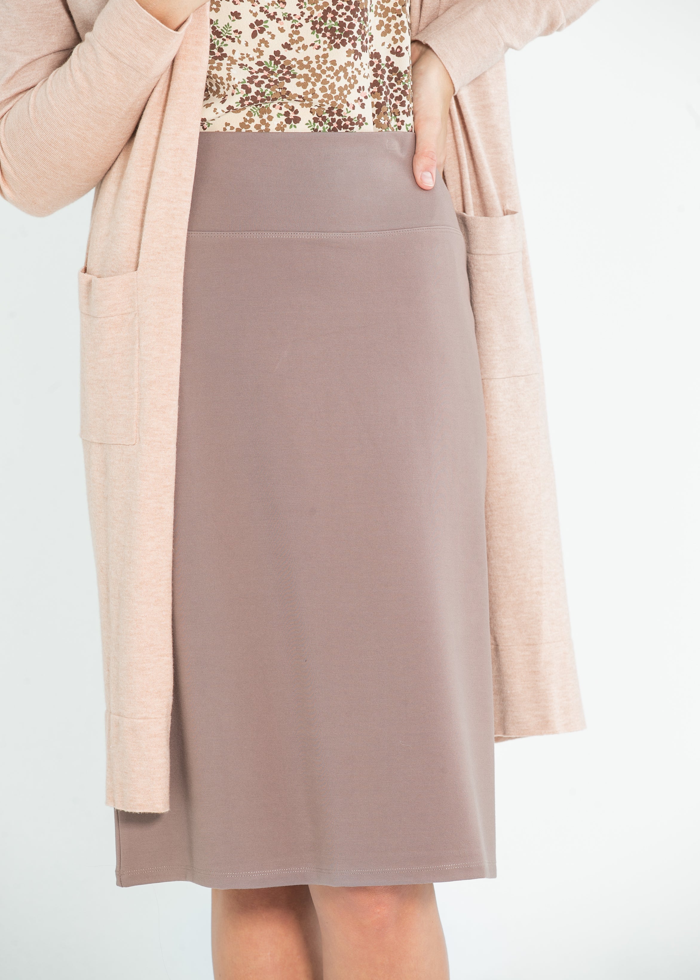 Quinn Knit Midi Skirt Inherit Co.