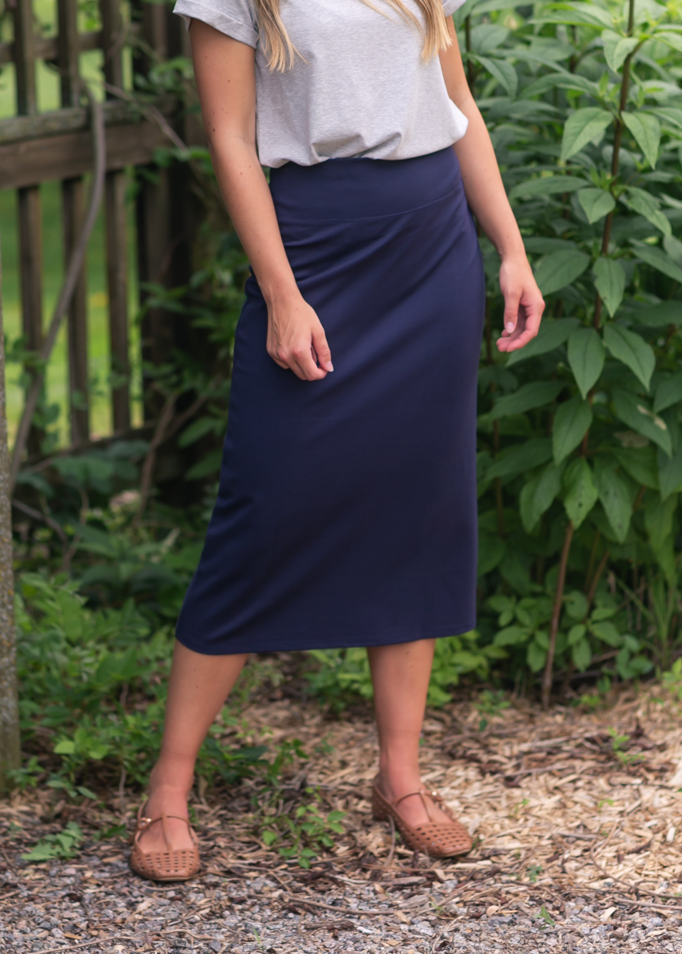 Quinn Midi Skirt 31 Inch Inherit Co.