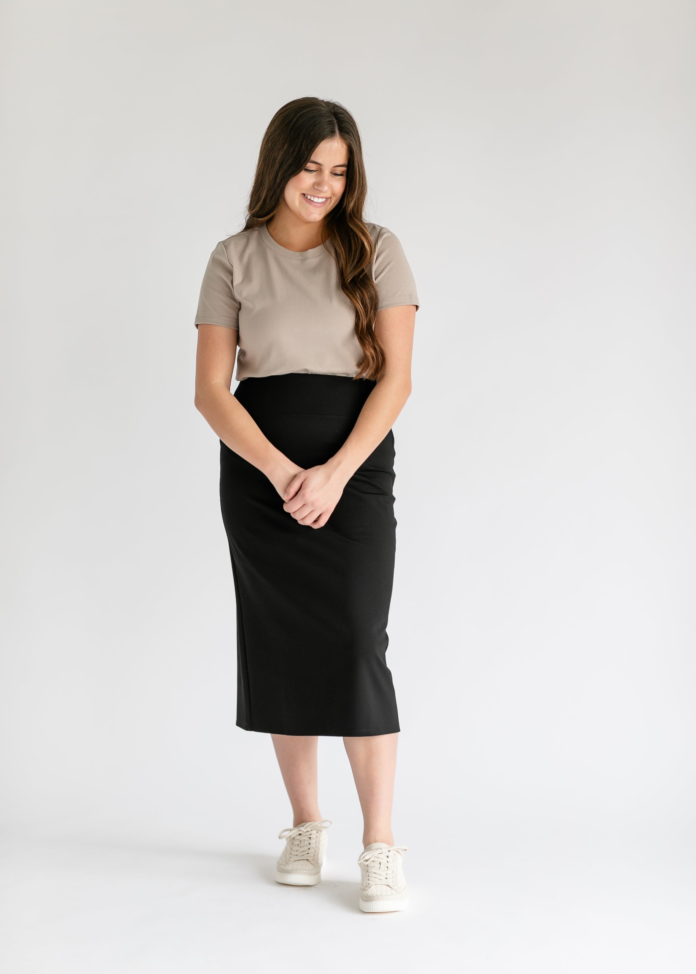 Quinn Midi Skirt 31 Inch Inherit Co.
