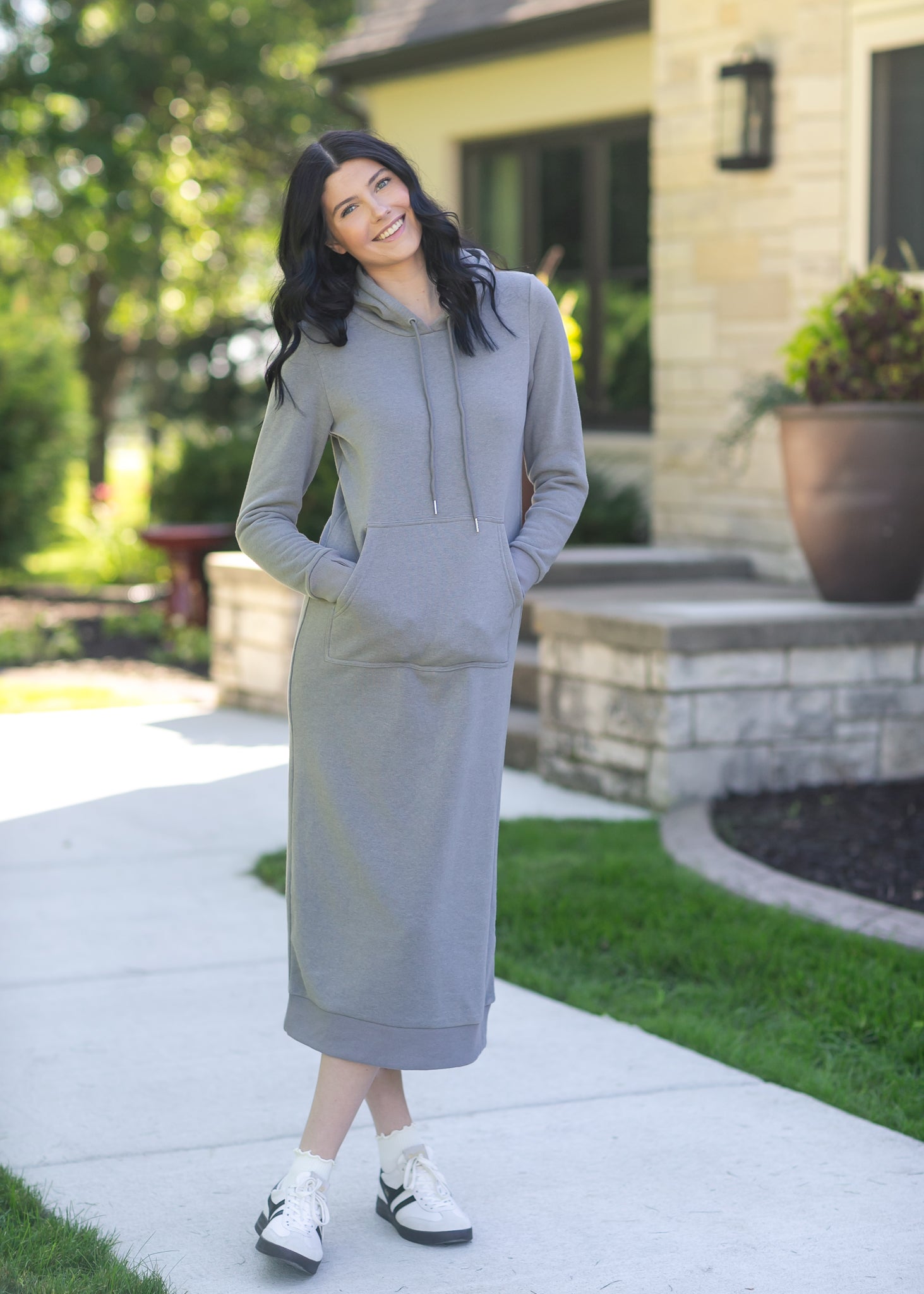 Rae Hoodie Sweatshirt Dress Inherit Co.