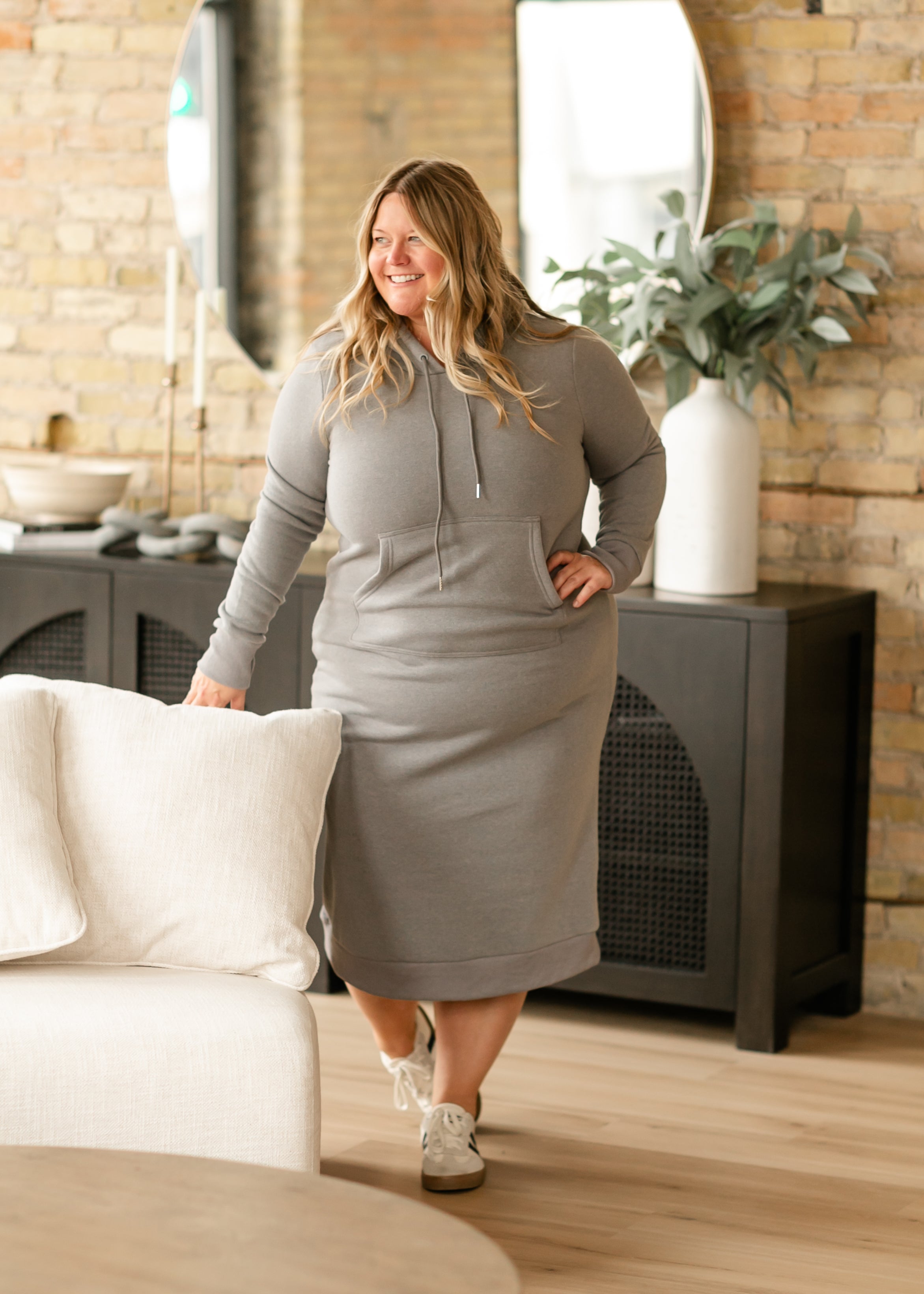 Rae Hoodie Sweatshirt Dress Inherit Co.