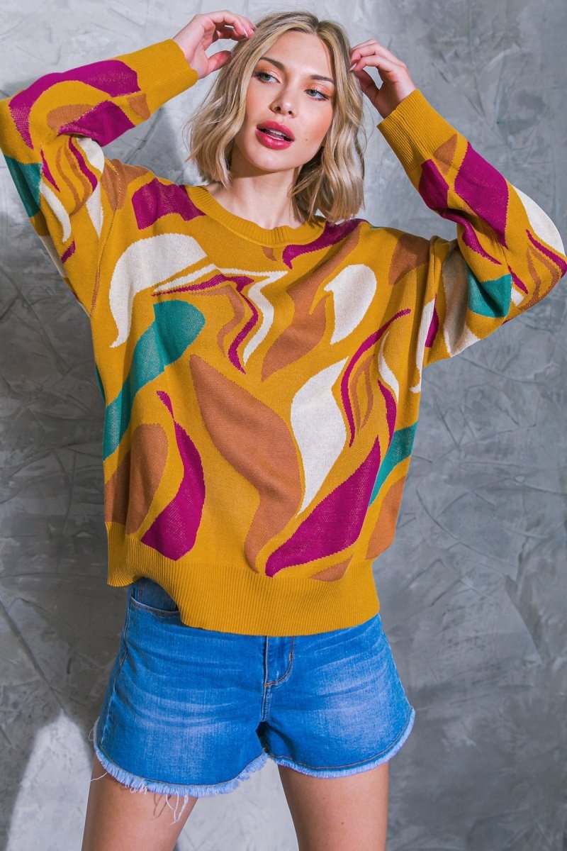 READY TO ADORE SWEATER TOP - Love Salve