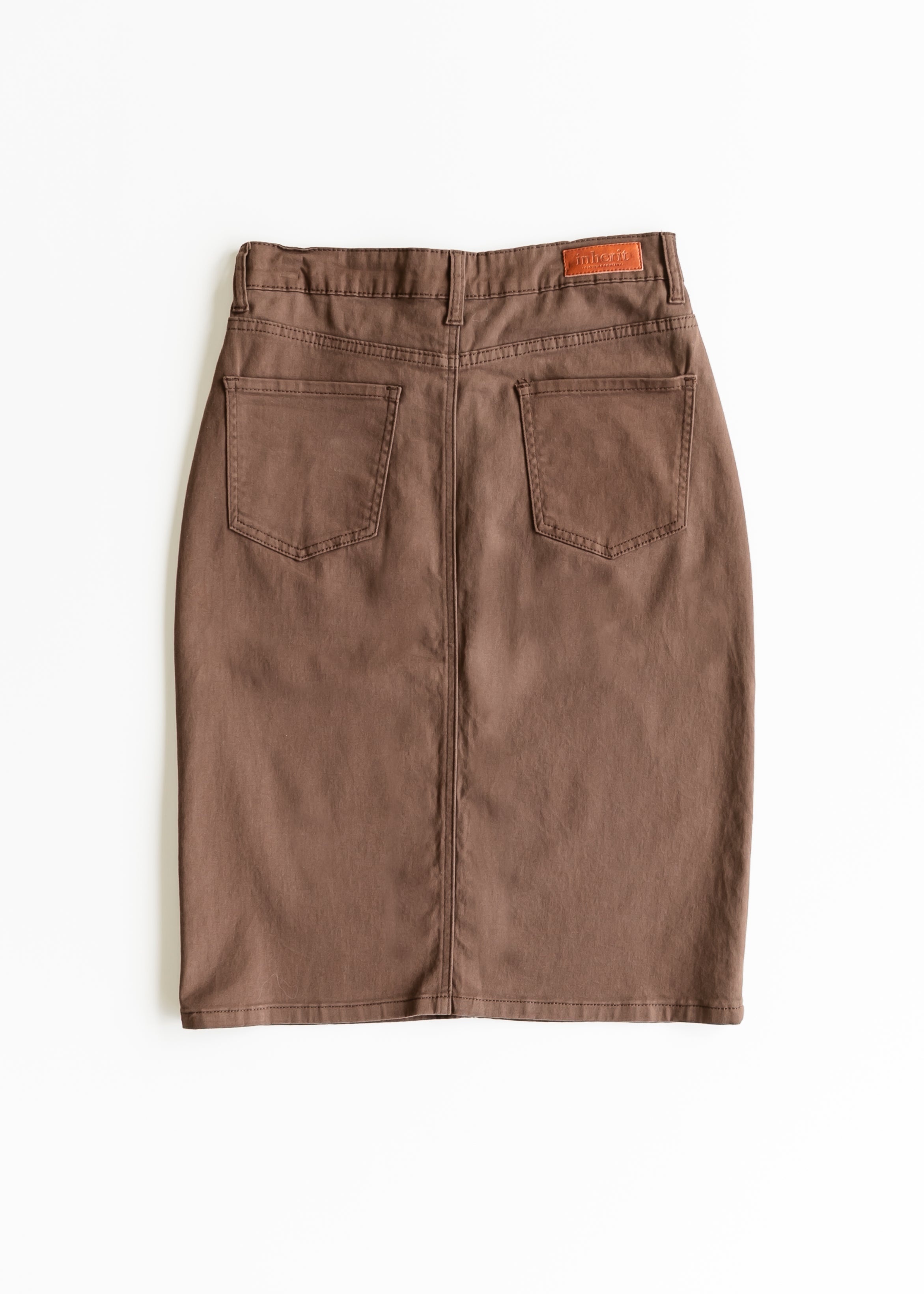 Remi Denim Midi Skirt Inherit Co.