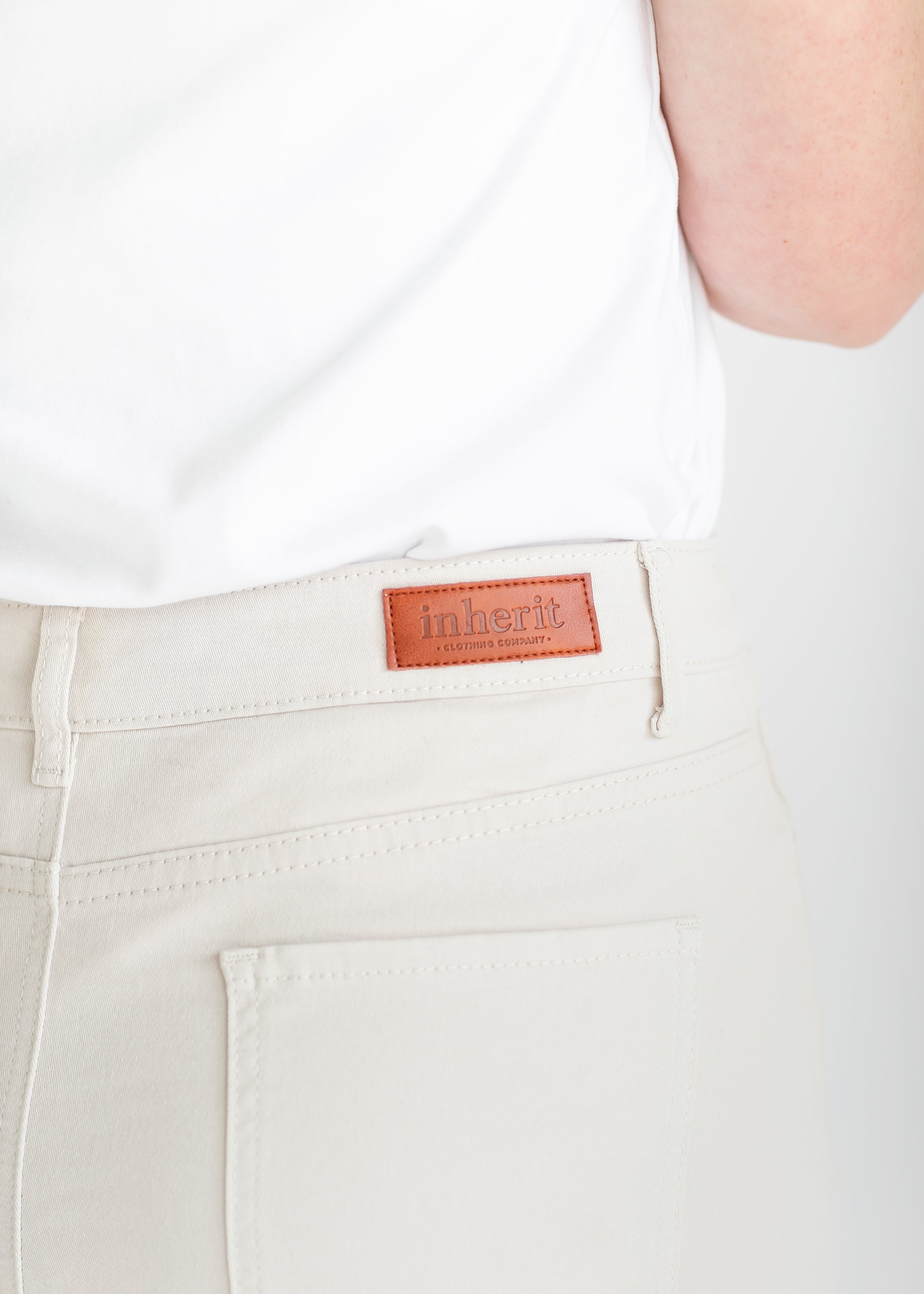 Remi Cloud Denim Midi Skirt Inherit Co.