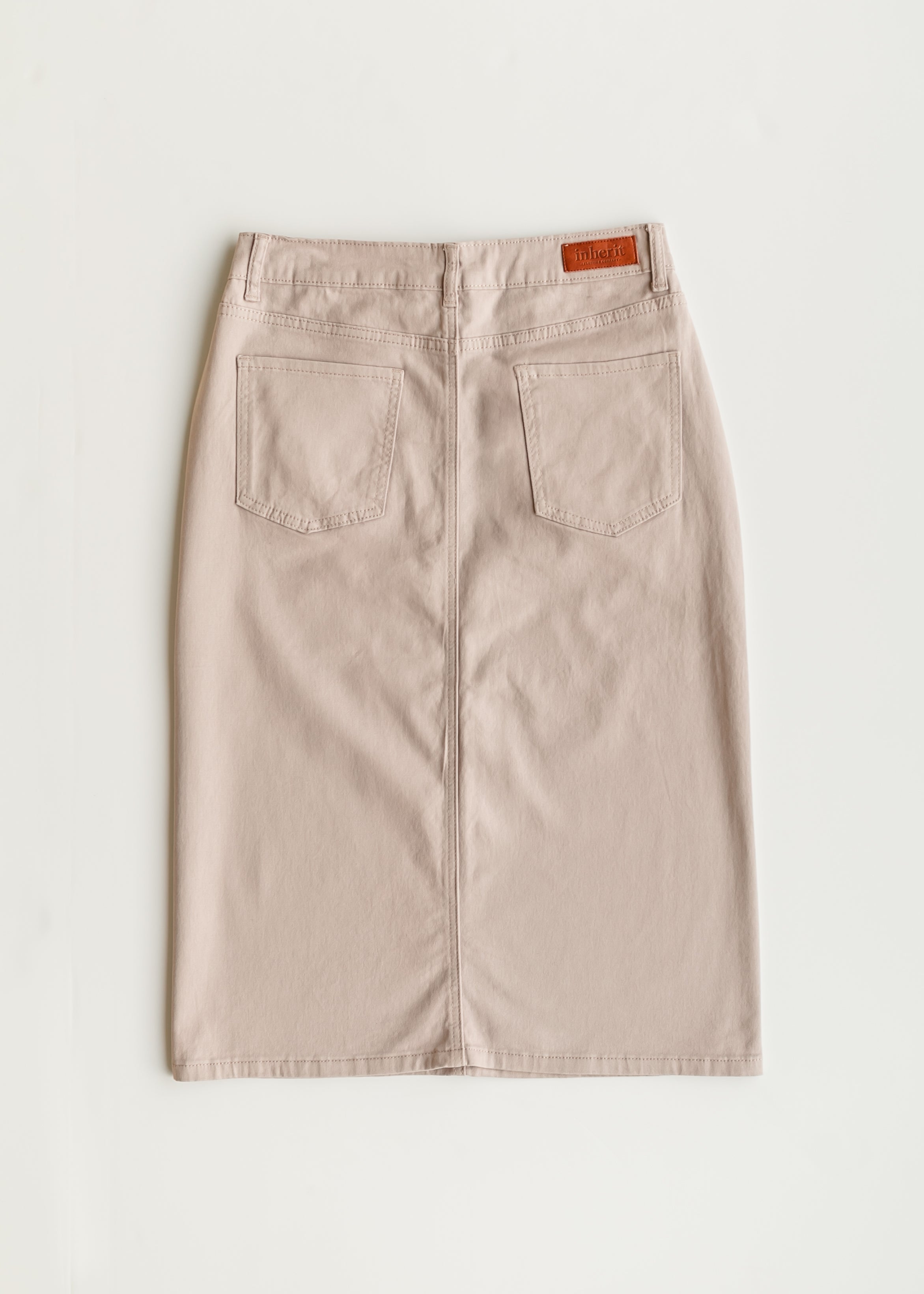 Remi Lilac Denim Midi Skirt - FINAL SALE Inherit Co.