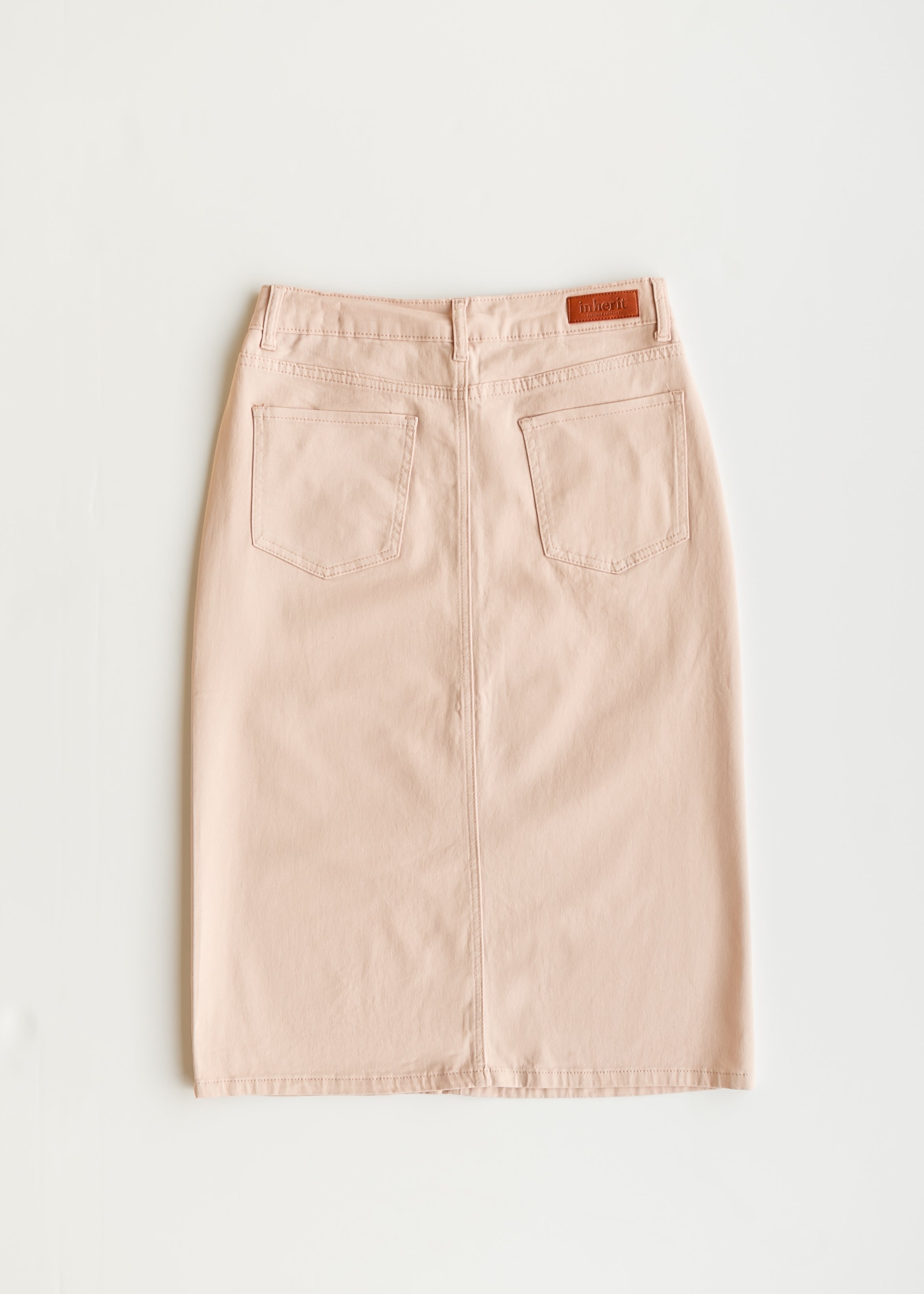 Remi Rose Denim Midi Skirt - FINAL SALE Inherit Co.