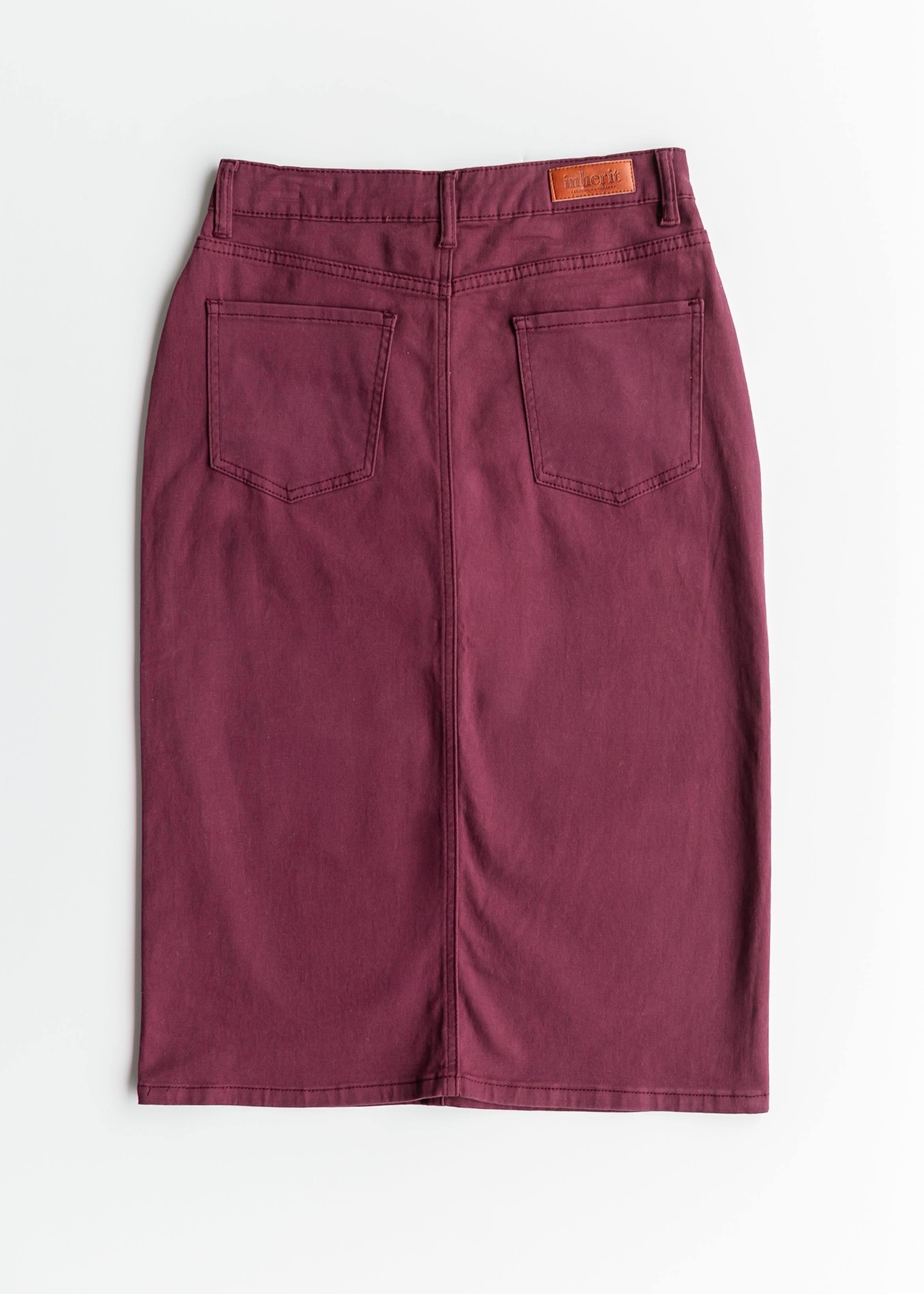 Remi Denim Midi Skirt Inherit Co.