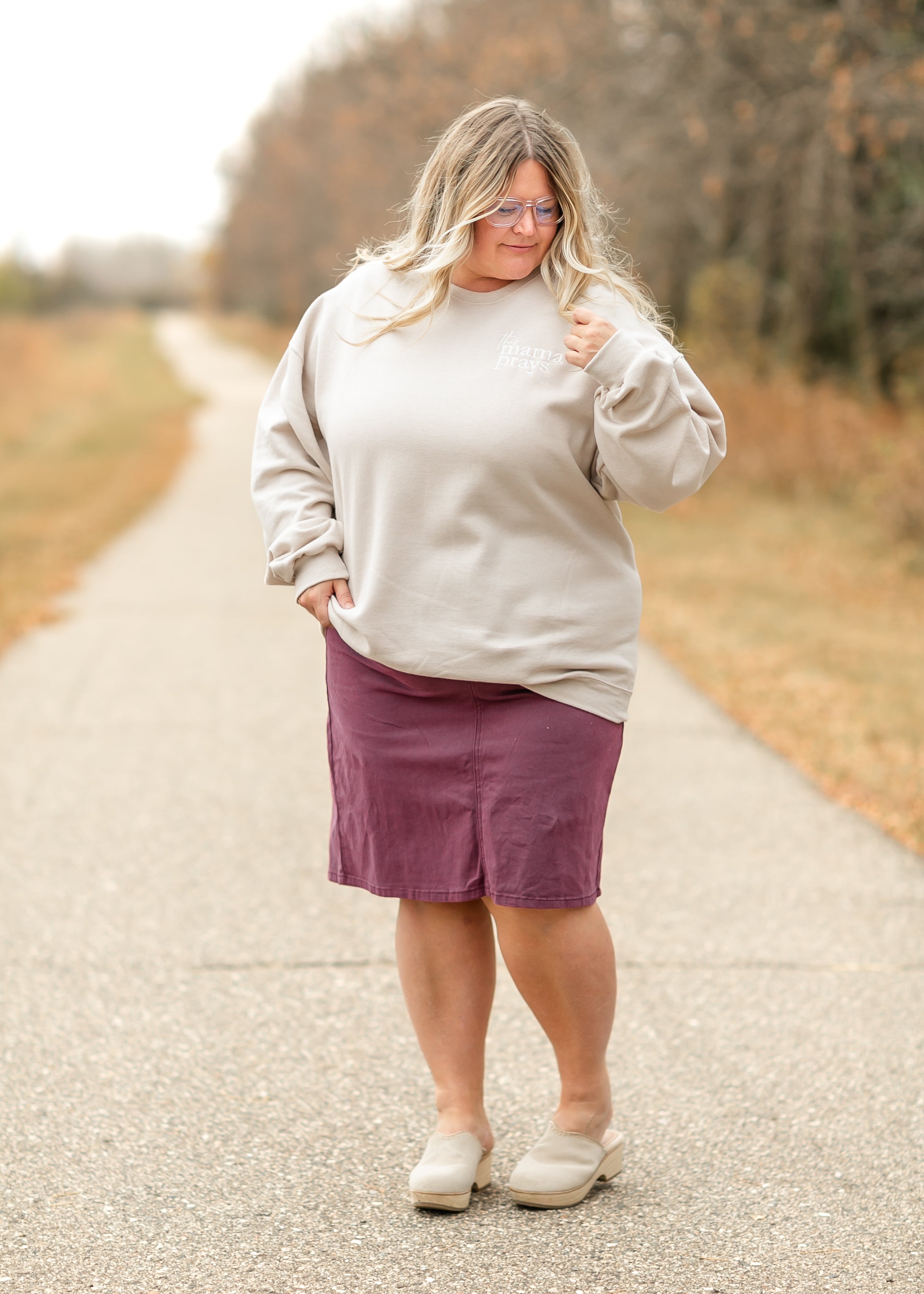 Remi Denim Midi Skirt Inherit Co.