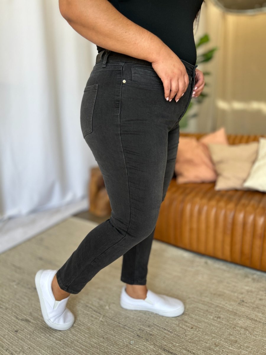 RFM Full Size High Rise Tummy Control Skinny Jeans Women - Love Salve 