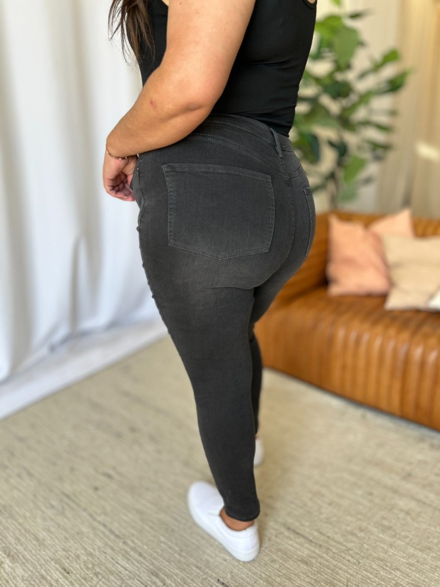 RFM Full Size High Rise Tummy Control Skinny Jeans Women - Love Salve 