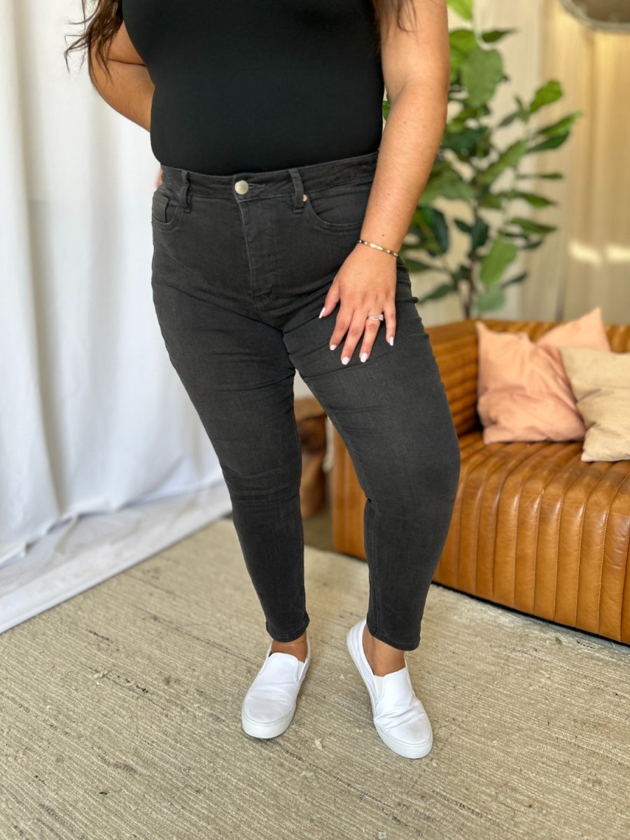 RFM Full Size High Rise Tummy Control Skinny Jeans Women - Love Salve 