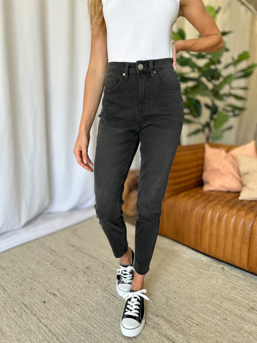 RFM Full Size High Rise Tummy Control Skinny Jeans Women - Love Salve 