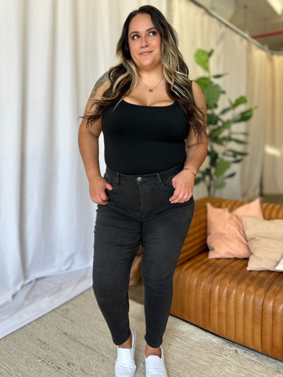 RFM Full Size High Rise Tummy Control Skinny Jeans Women - Love Salve 