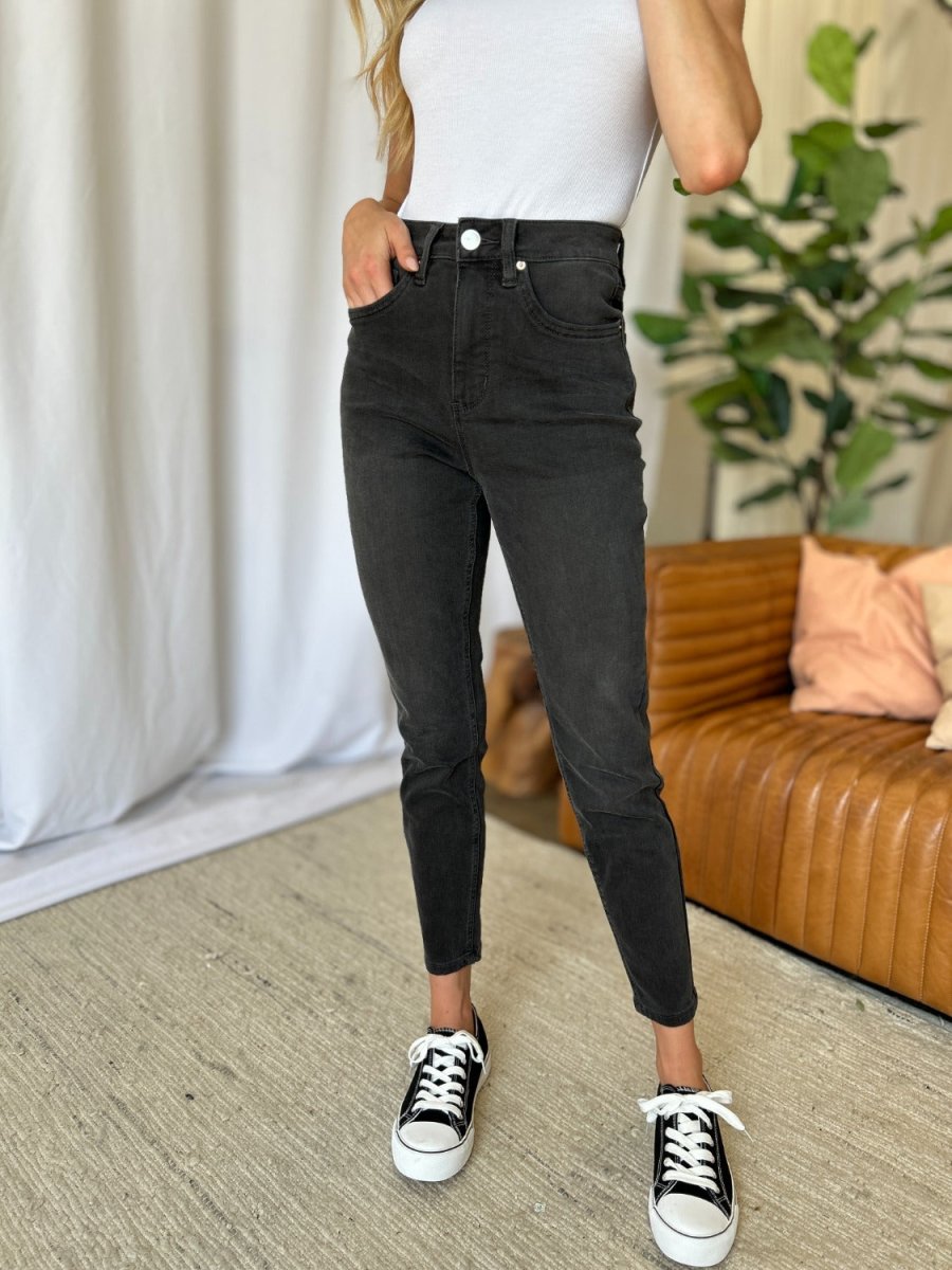 RFM Full Size High Rise Tummy Control Skinny Jeans Women - Love Salve 