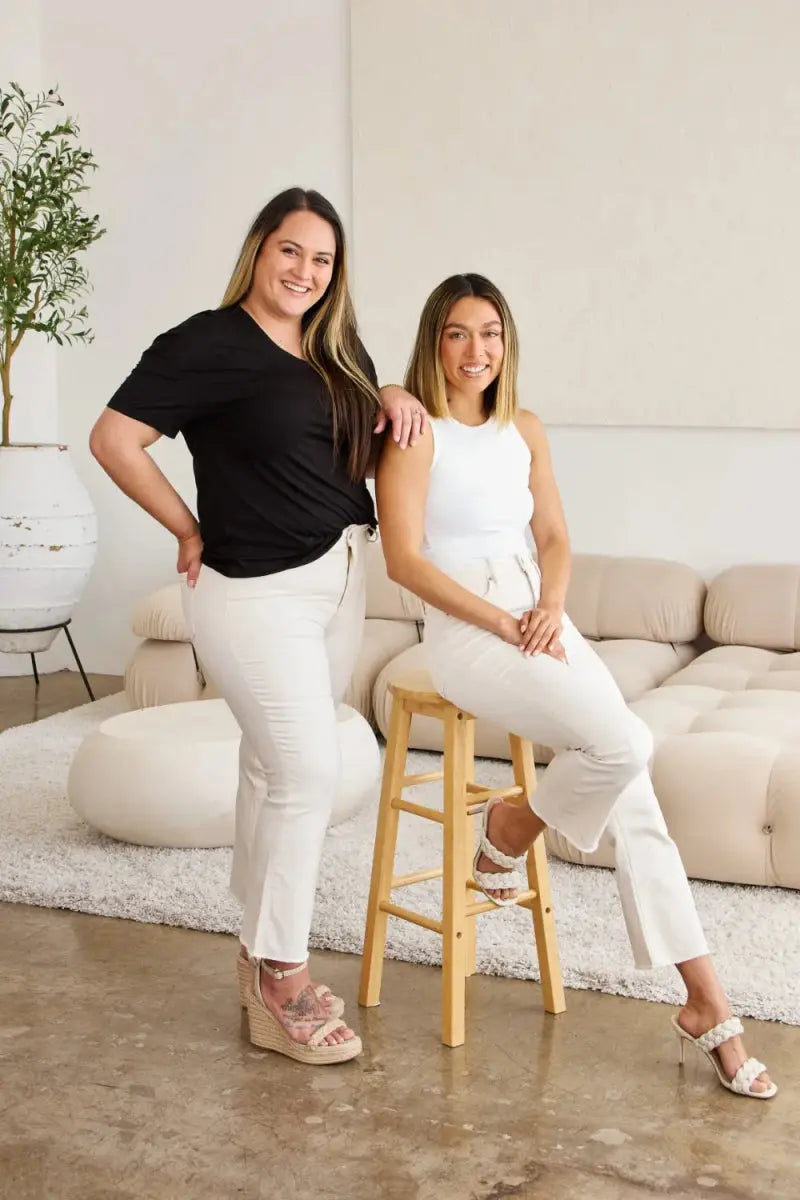 RFM Mini Mia Full Size Tummy Control High Waist Jeans - Love Salve 