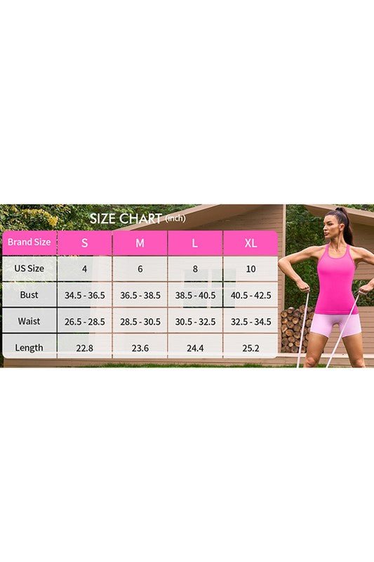 Ribbed Workout Tank Tops with Built in Bra for Women - Love Salve 