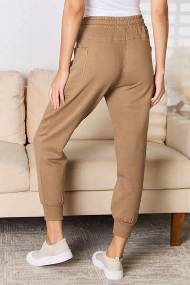 RISEN High Rise Relaxed Joggers for Casual Comfort - Love Salve 
