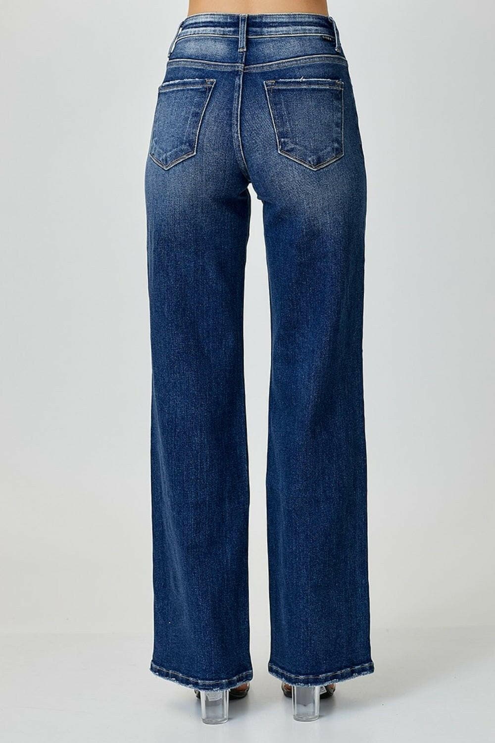 RISEN Mid Rise Straight Jeans - Love Salve