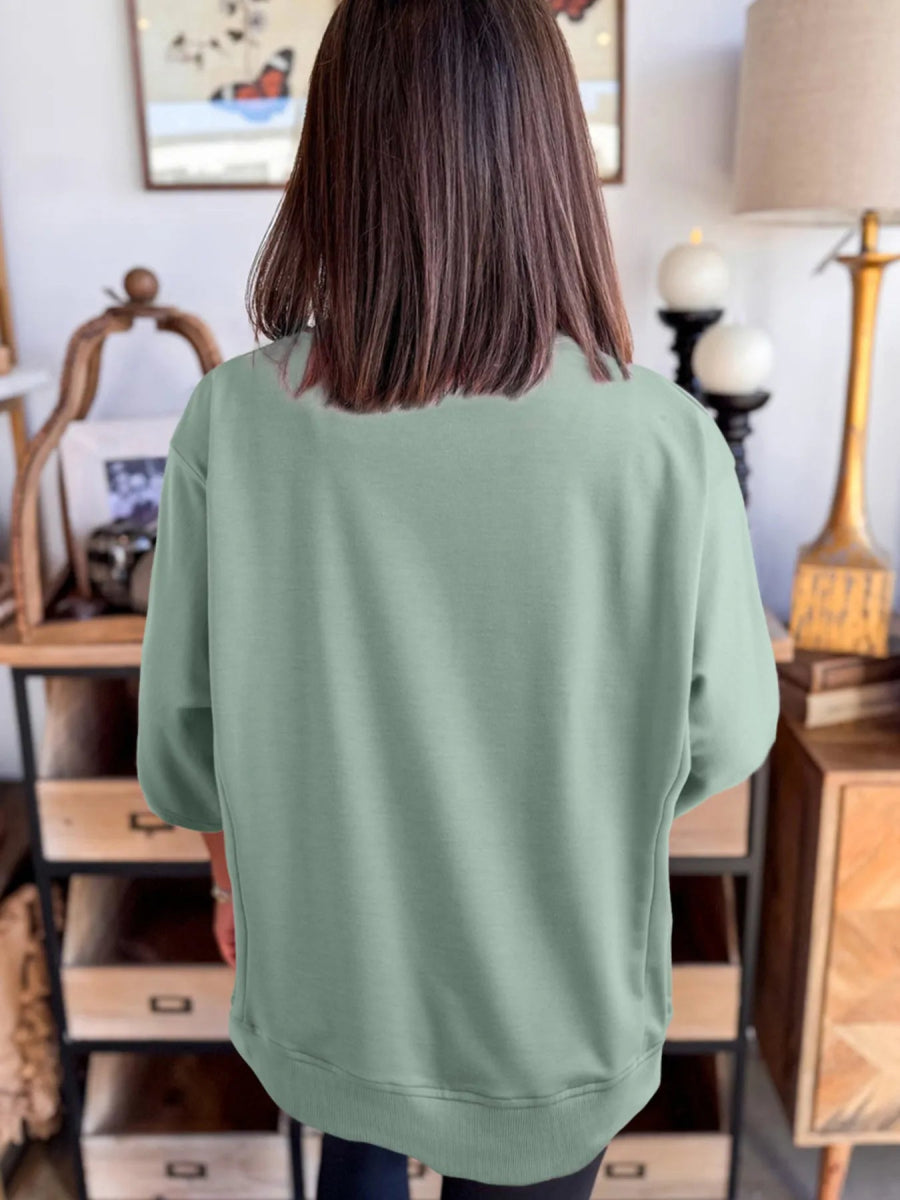Round Neck Oversized T-Shirt - Love Salve