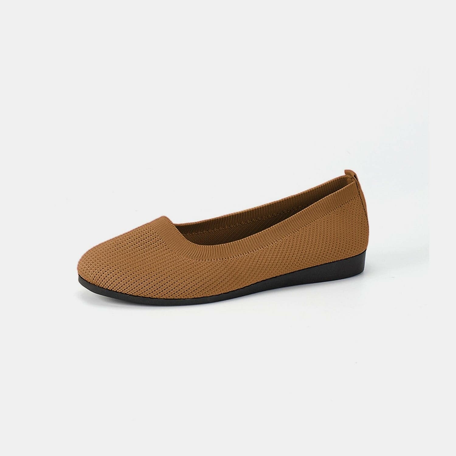 Round Toe Knit Ballet Flats - Love Salve