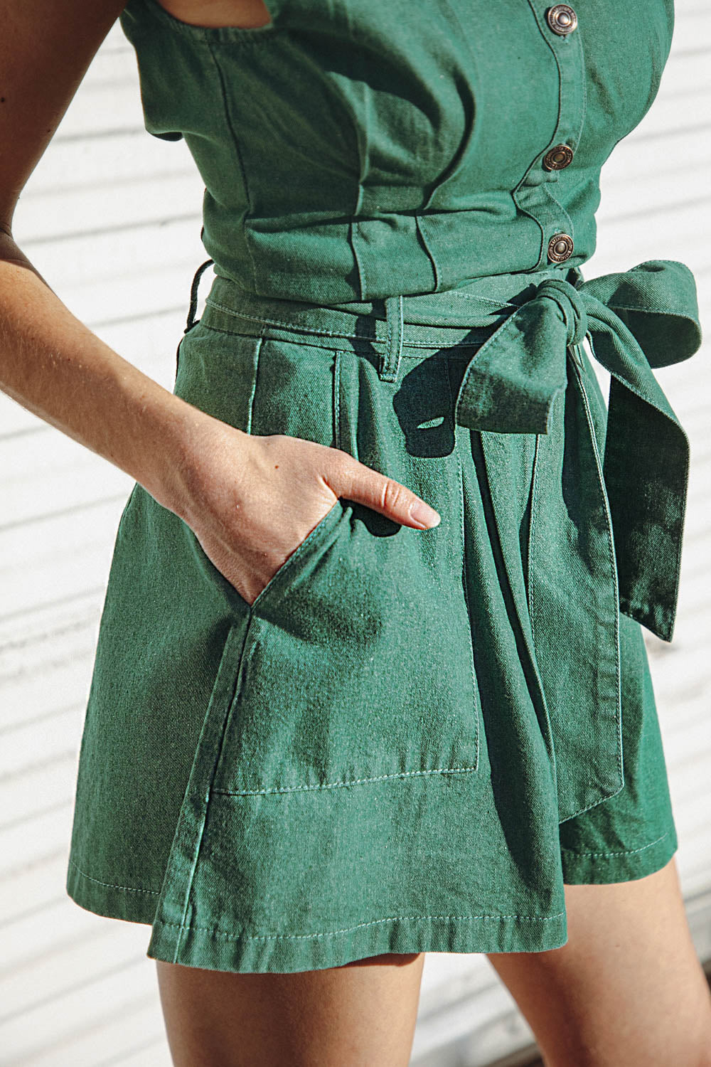 CLEAN SLATE DENIM SHORTS