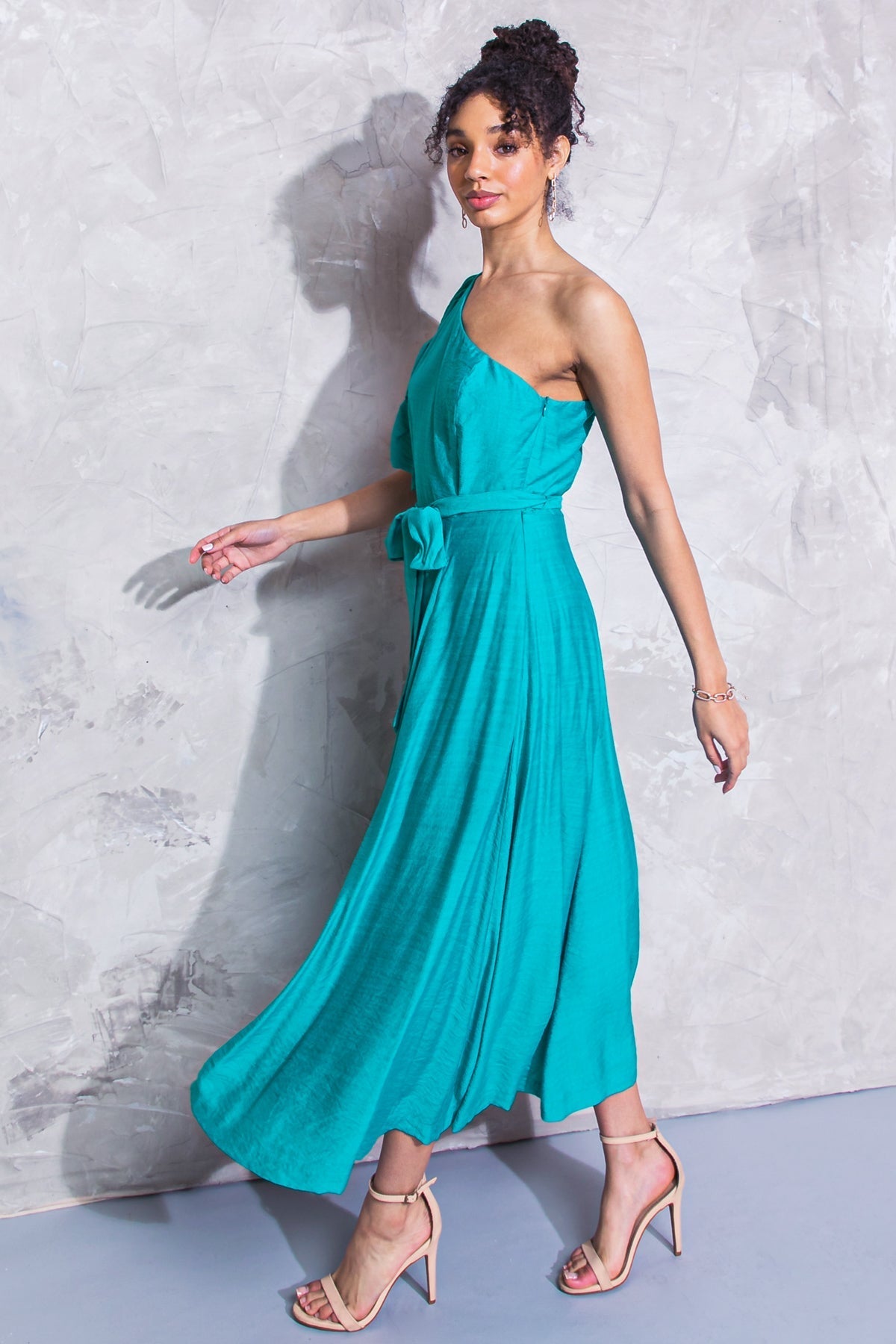 DAYS OF HEAVEN WOVEN MIDI DRESS Flying Tomato