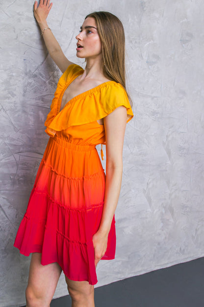 SUMMER JOURNEY OMBRE DRESS